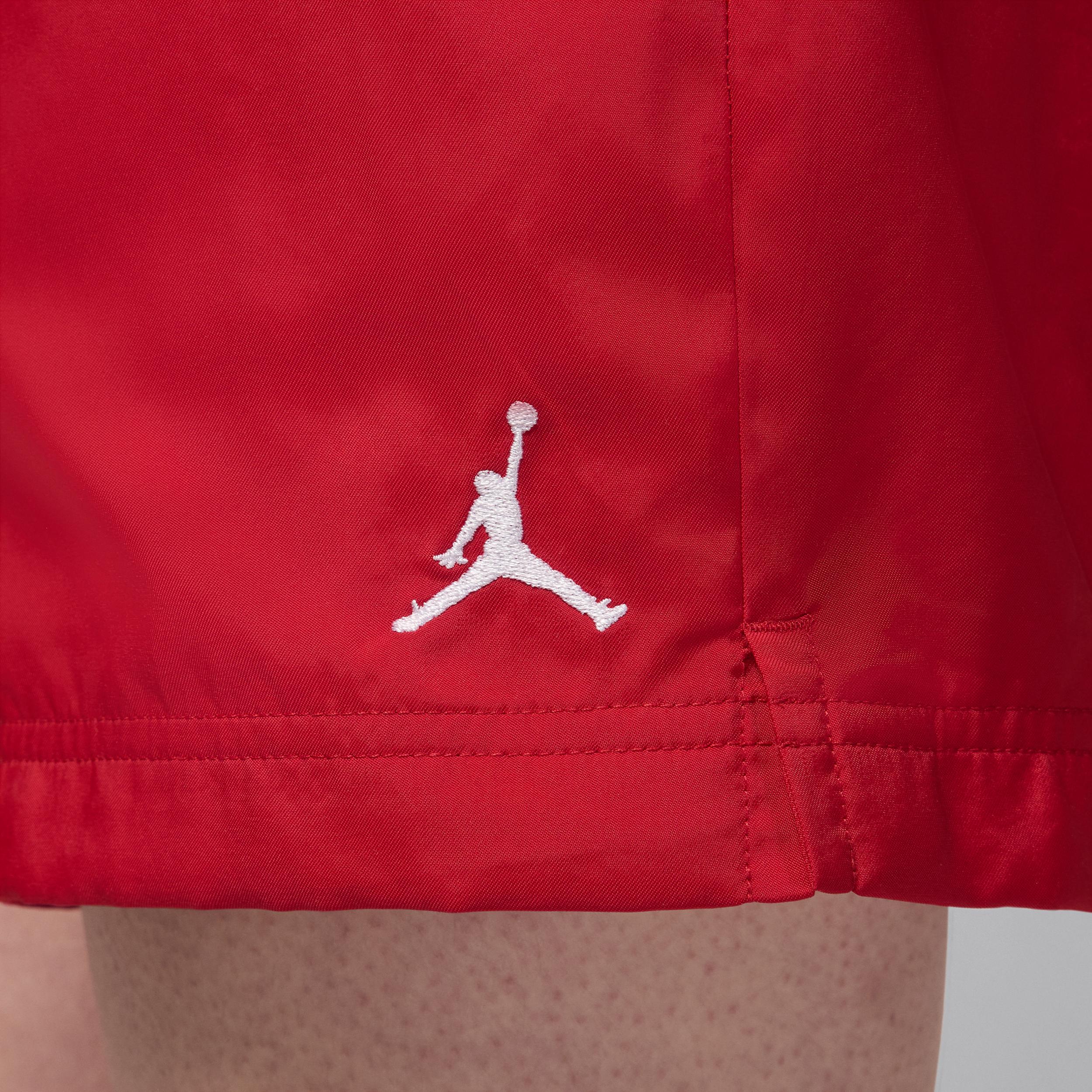 Jordan Mens Jordan Poolside LBR 5 Shorts - Mens Gym Red/White Product Image