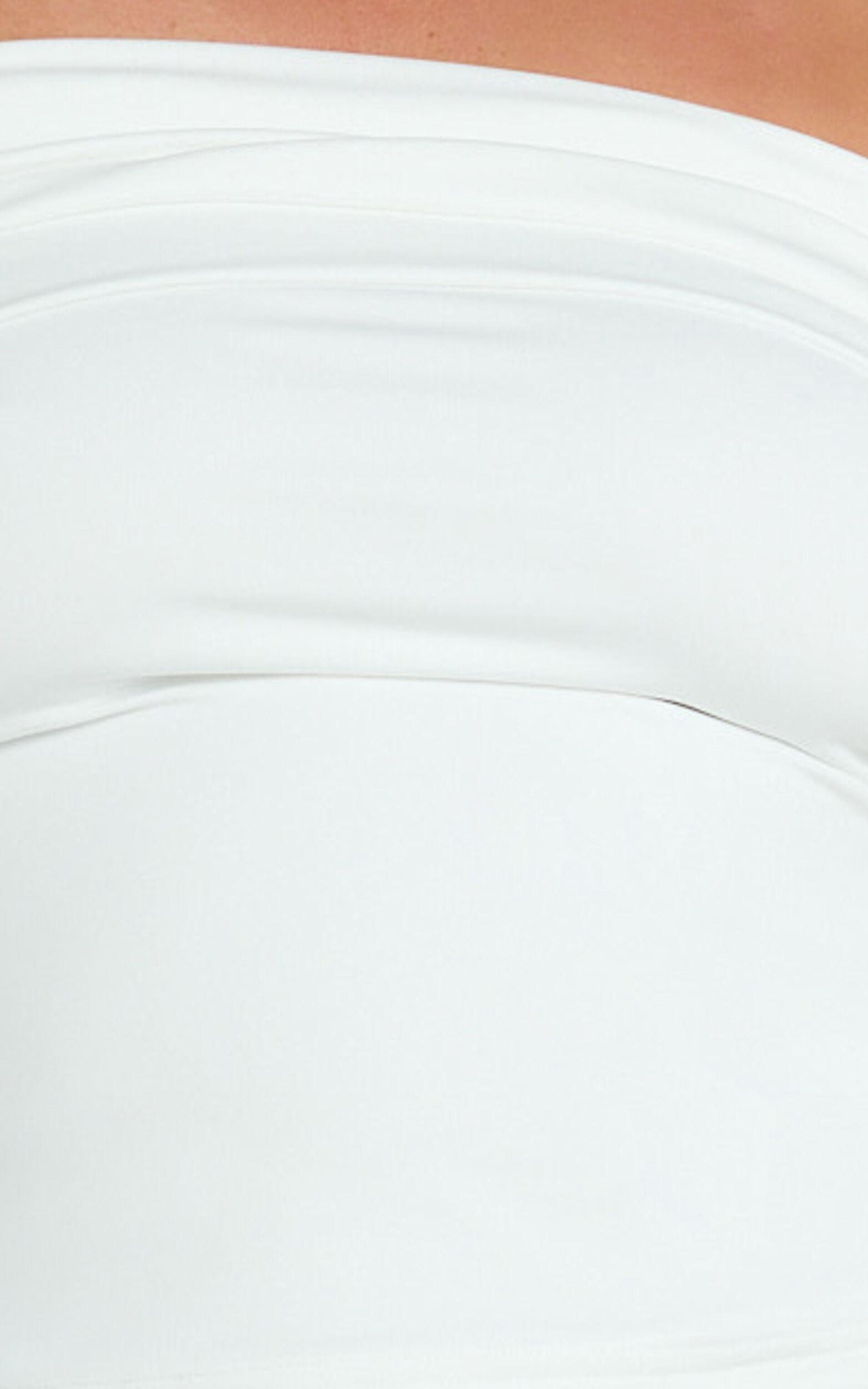 Demi Top - Off Shoulder Short Sleeve Top in White Product Image