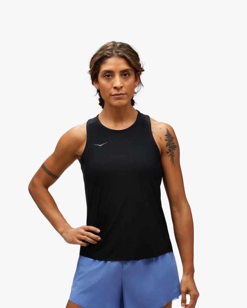HOKA Womens Airolite Run Tank Top Product Image