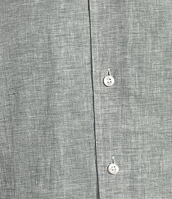 Daniel Cremieux Signature Label Albini Solid Linen Long Sleeve Woven Shirt Product Image