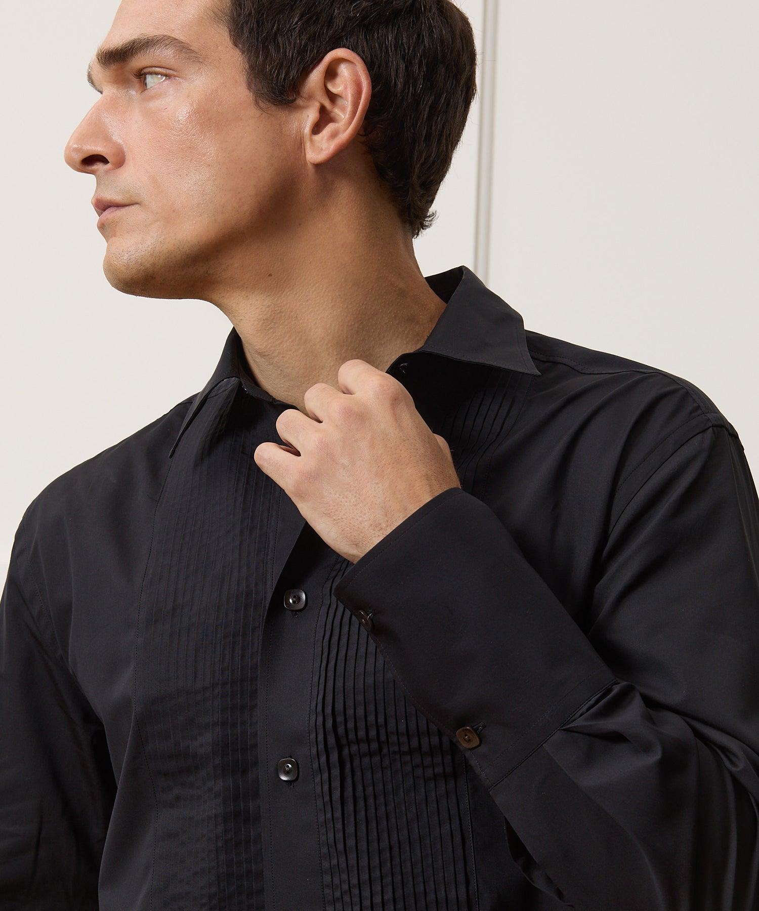 Armando Cabral Pleat Bib Tuxedo Shirt Product Image