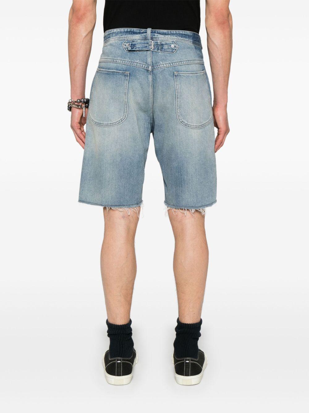 cut-off denim shorts Product Image