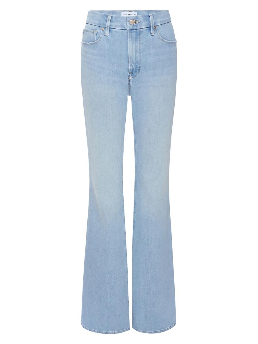 Womens Soft Tech Good Legs Boot-Cut Flared Jeans Product Image