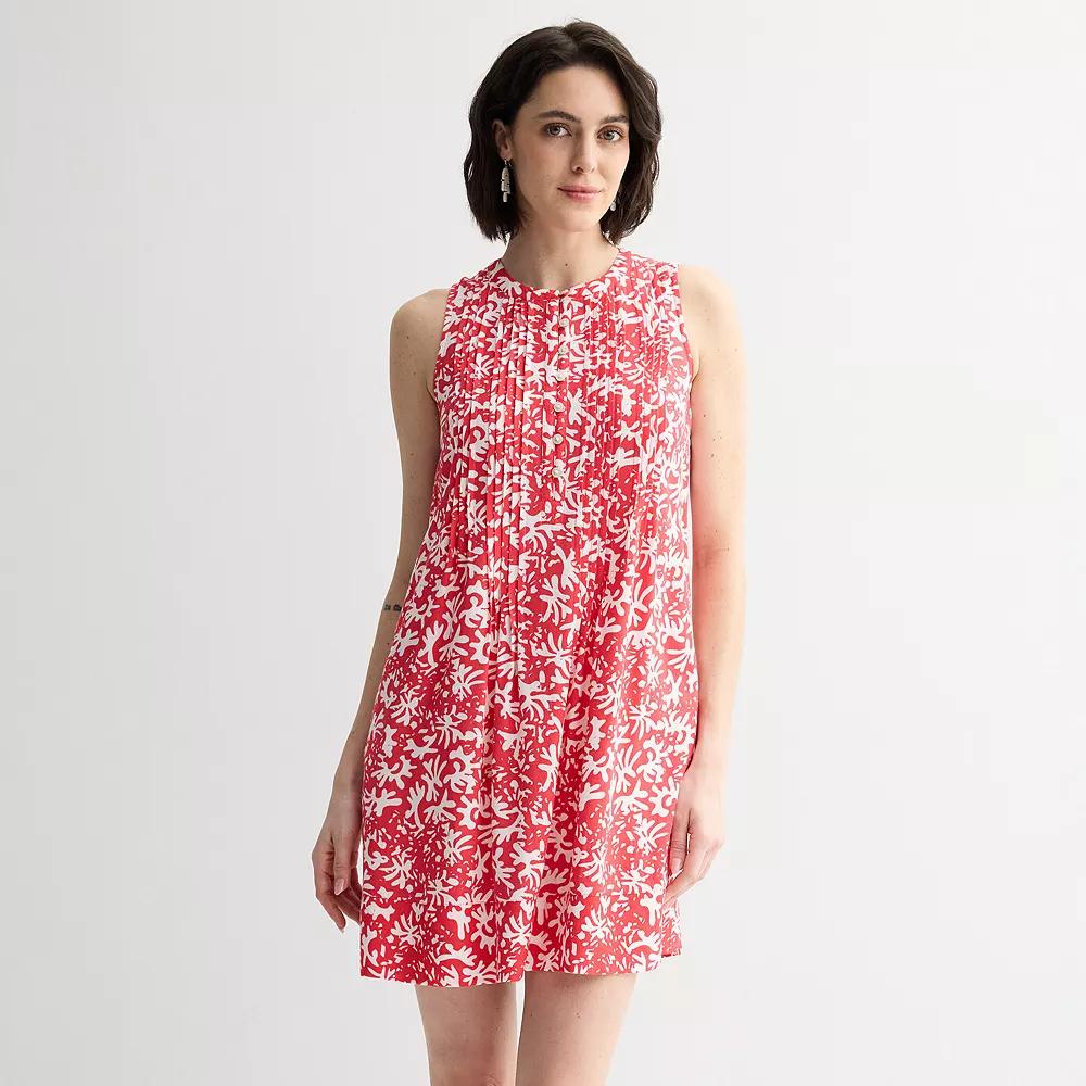 Women's Sonoma Goods For Life® Sleeveless Pintuck Dress,  Product Image