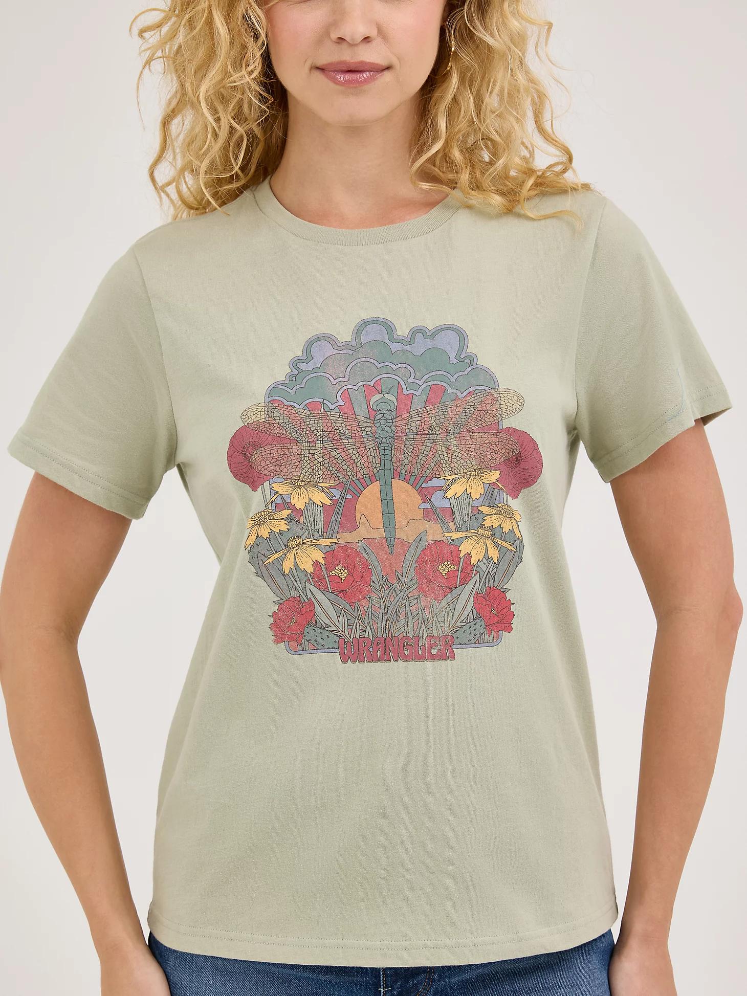 Women's Bloomin' Graphic Tee in Desert Sage Product Image