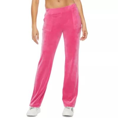 Juicy By Juicy Couture Womens Straight Mid Rise Juniors Track Pant Product Image