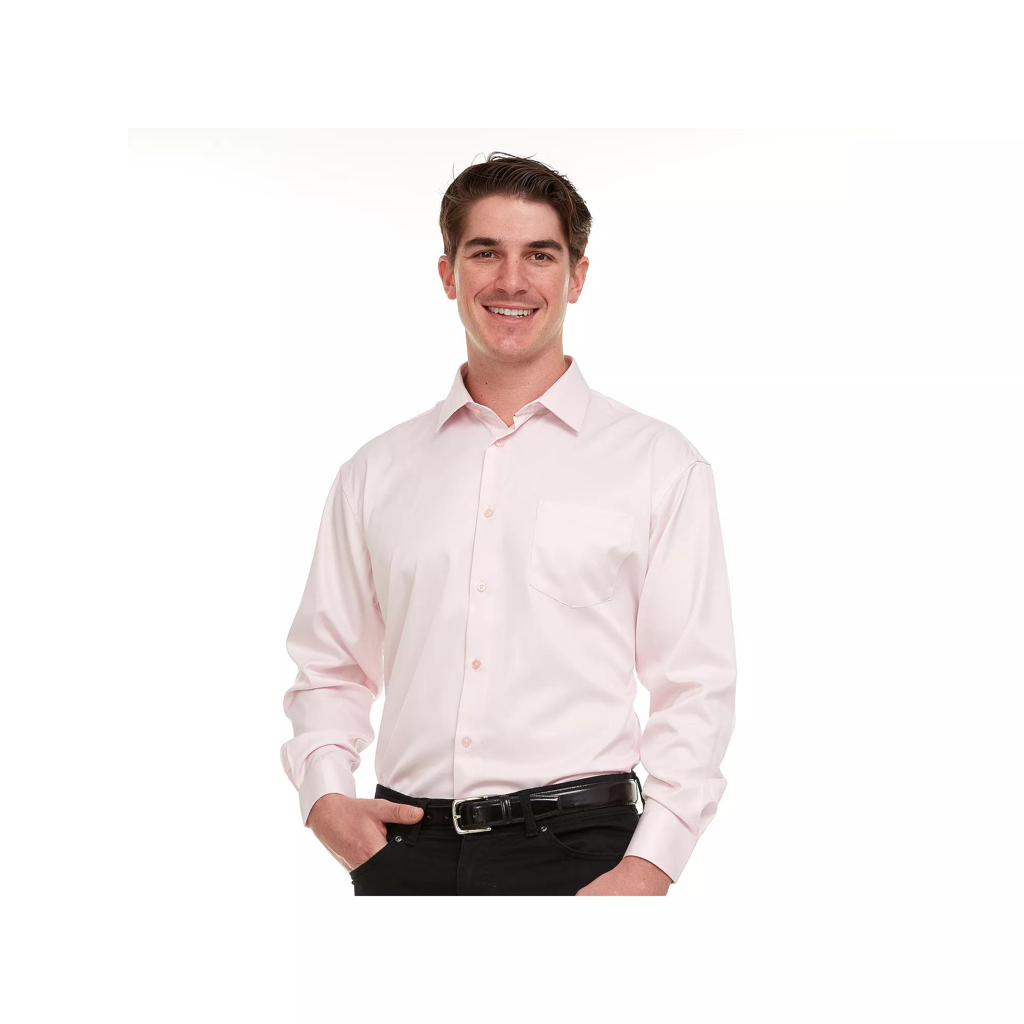 Men's Geoffrey Beene Regular-Fit Sateen Stretch Dress Shirt,  Product Image