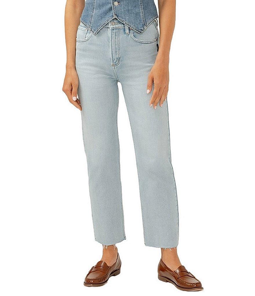 Silver Jeans Co. High Rise Straight Leg Jeans Product Image