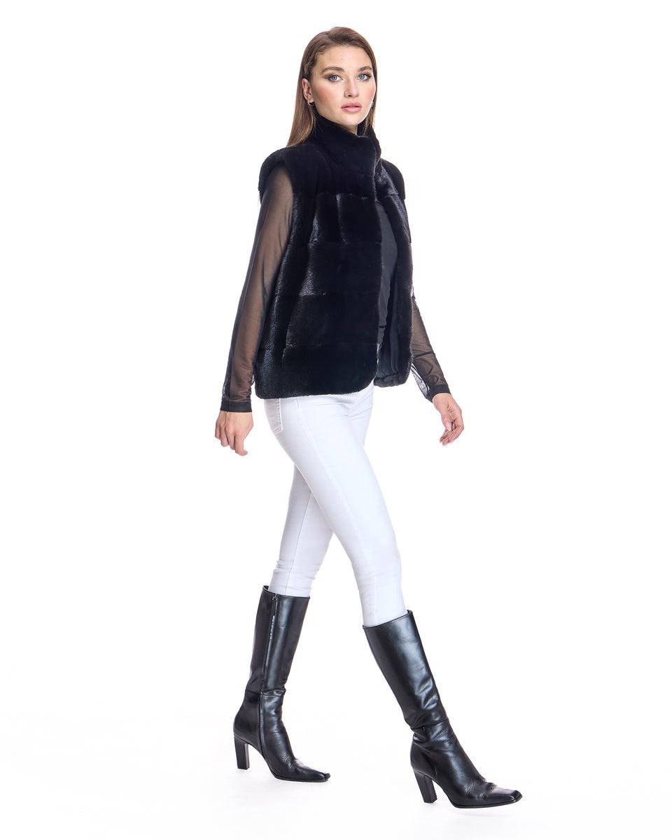 Blackglama Horizontal Mink Vest Product Image