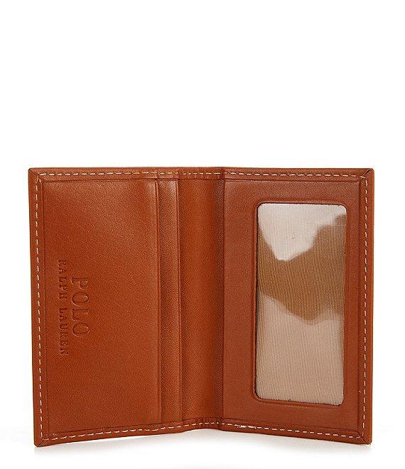 Polo Ralph Lauren Burnished Leather Card Wallet Product Image