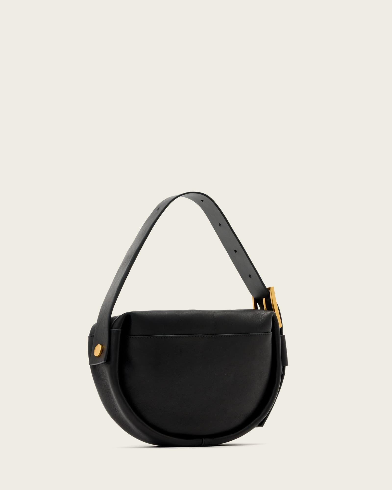 Noemie Mini Shoulder Bag Black | ALLSAINTS US Product Image