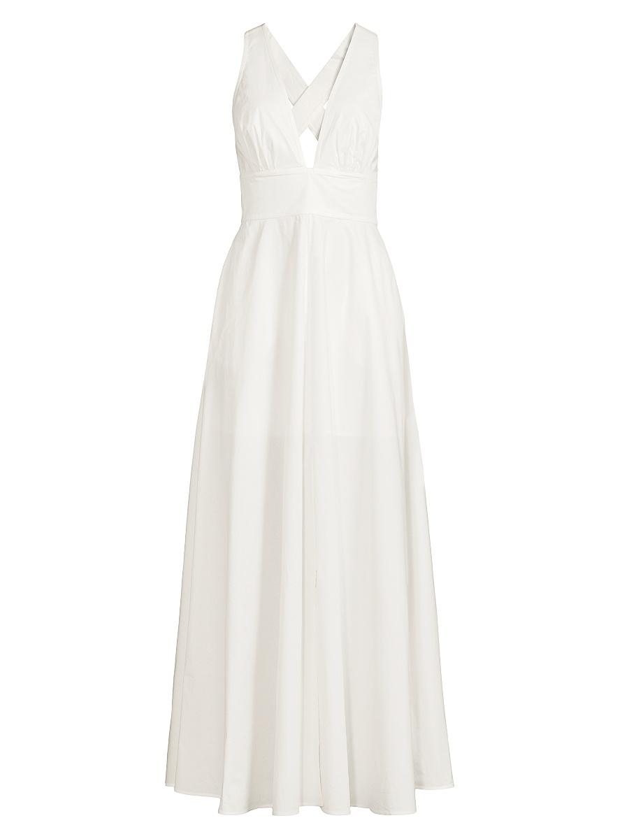 Womens Catarina Poplin Maxi Dress Product Image