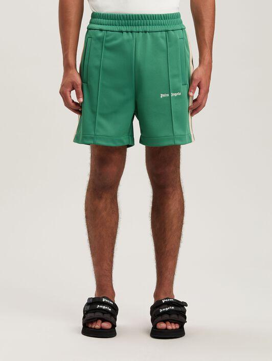 CLASSIC LOGO TRACK SHORTS FOREST GREEN - Product Image