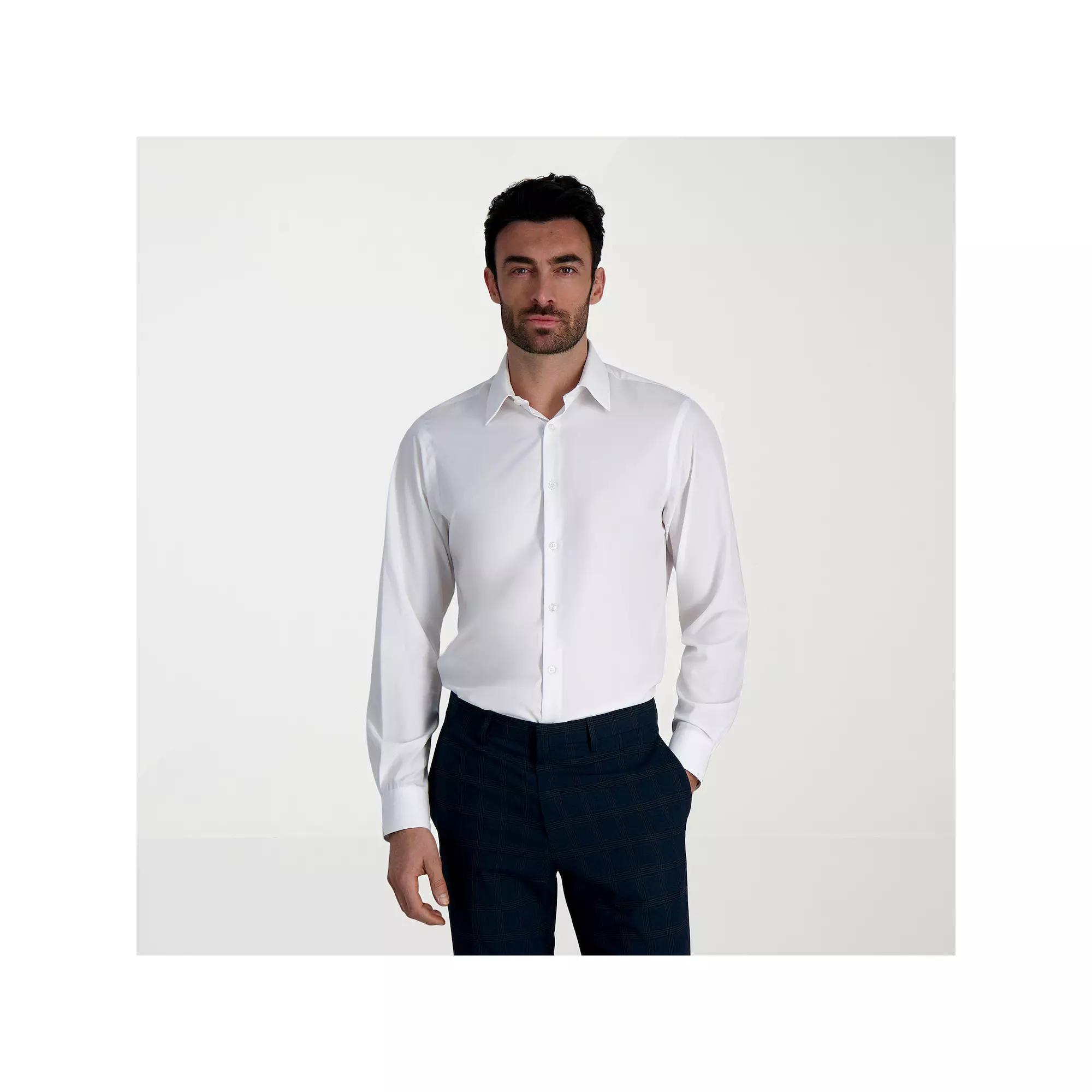 Men's Haggar® Smart Wash® Classic Fit Wrinkle Free Dress Shirt,  Product Image