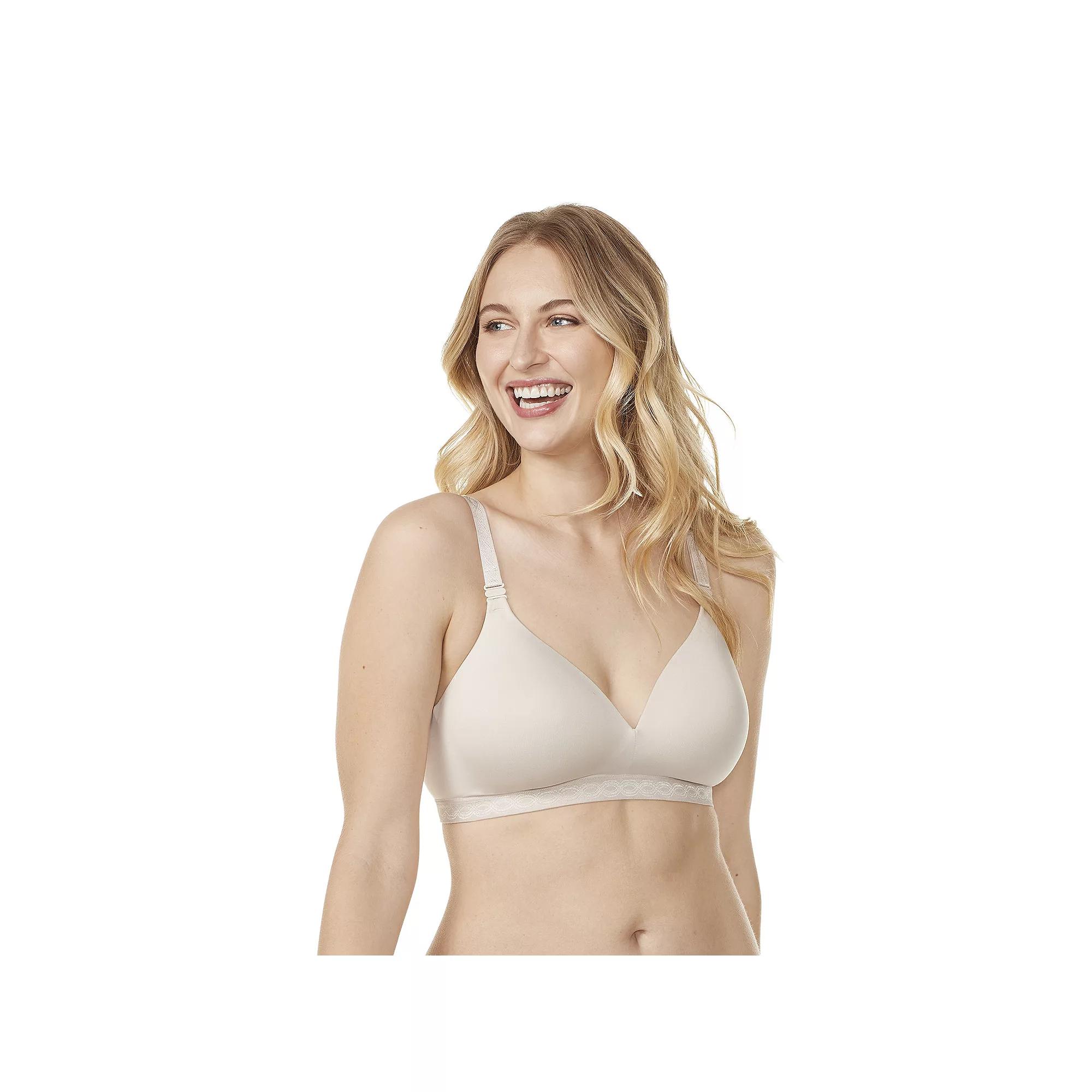 Olga® by Warner's® Cloud 9 Wireless Convertible Contour Bra GM5461A, Women's, Size: 36 D, Butterscotch Product Image