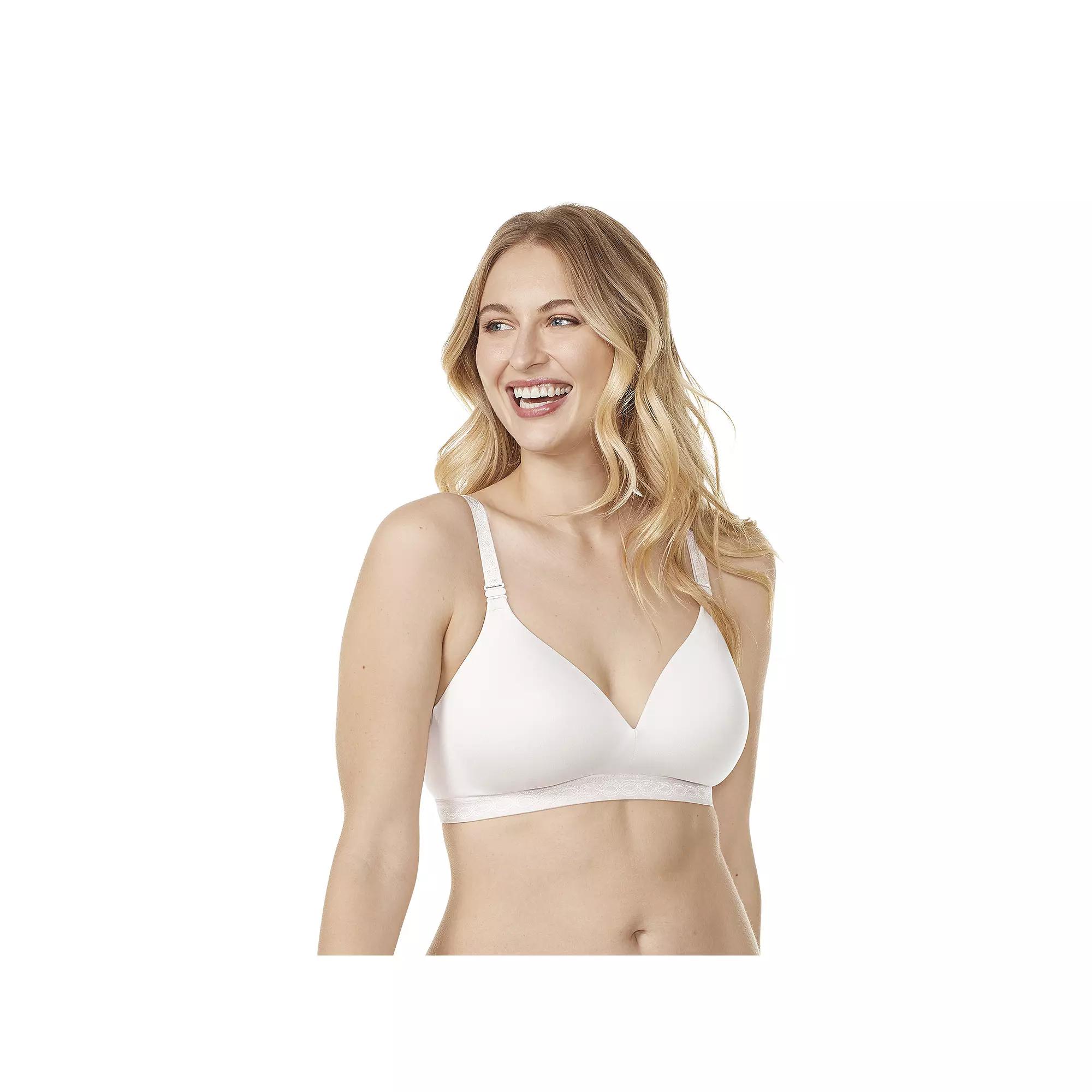 Olga® by Warner's® Cloud 9 Wireless Convertible Contour Bra GM5461A, Women's, Size: 40 Ddd, Classic White Product Image