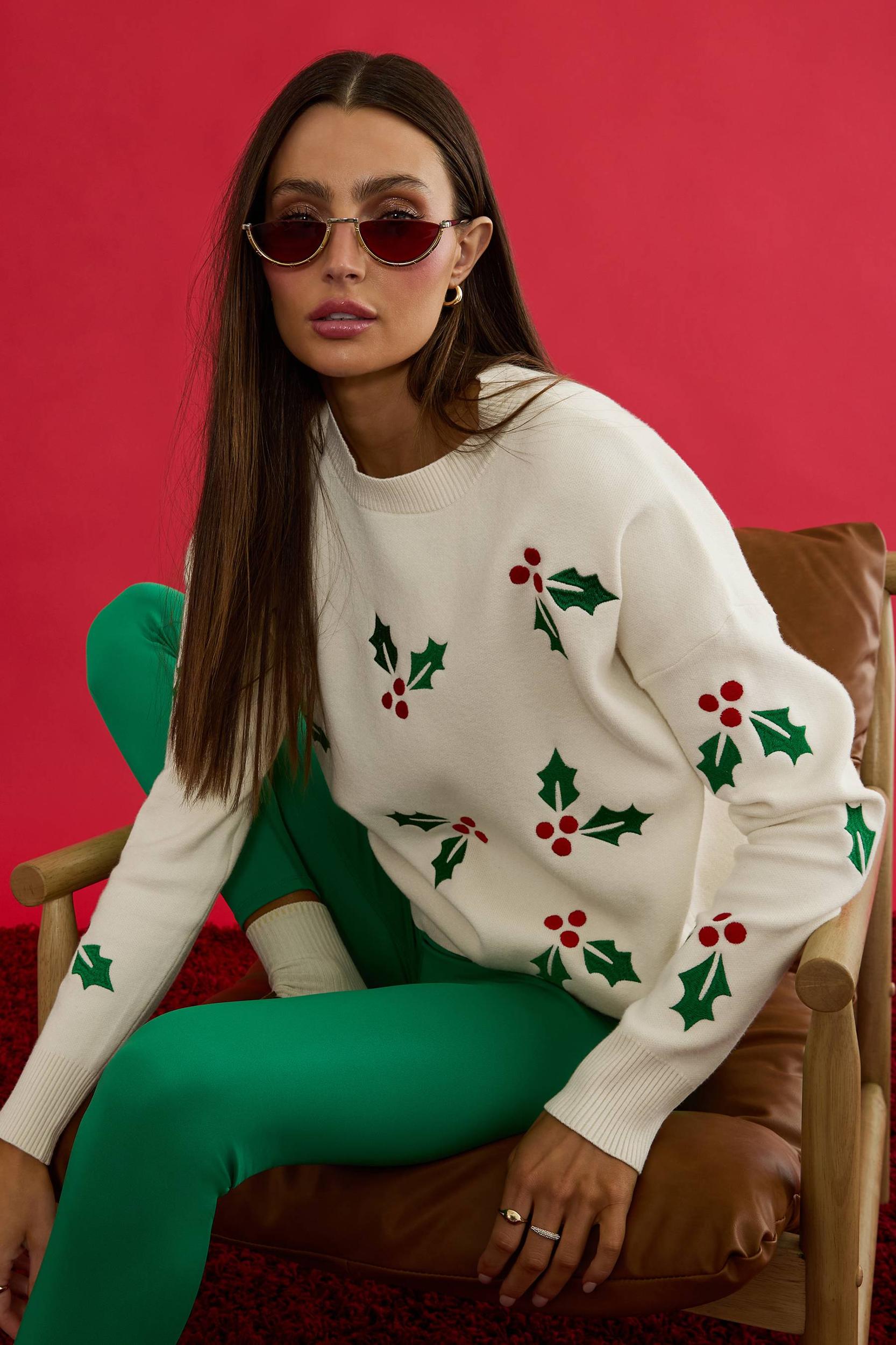 Callie Sweater Frosted Holly Product Image