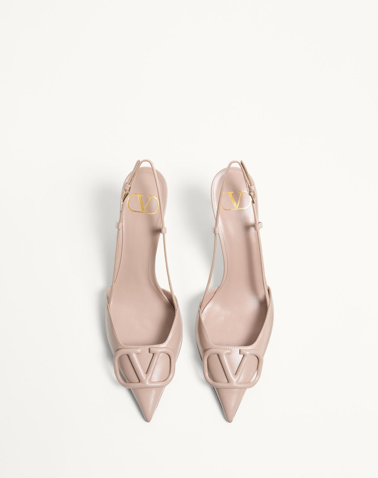 Vlogo Signature Calfskin Slingback Pump 80 Mm / 3.15 In. Product Image