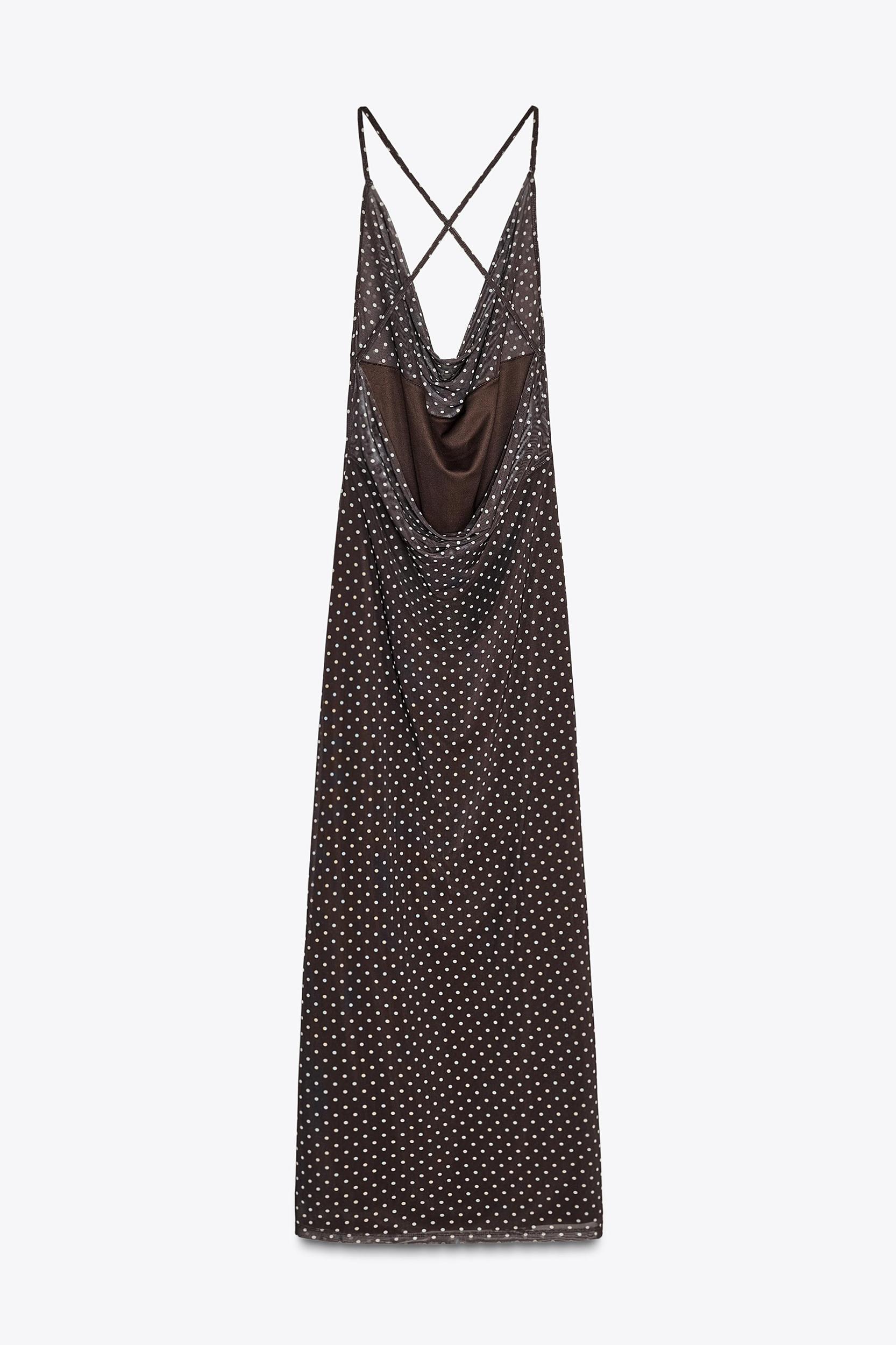 POLKA DOT MAXI DRESS Product Image