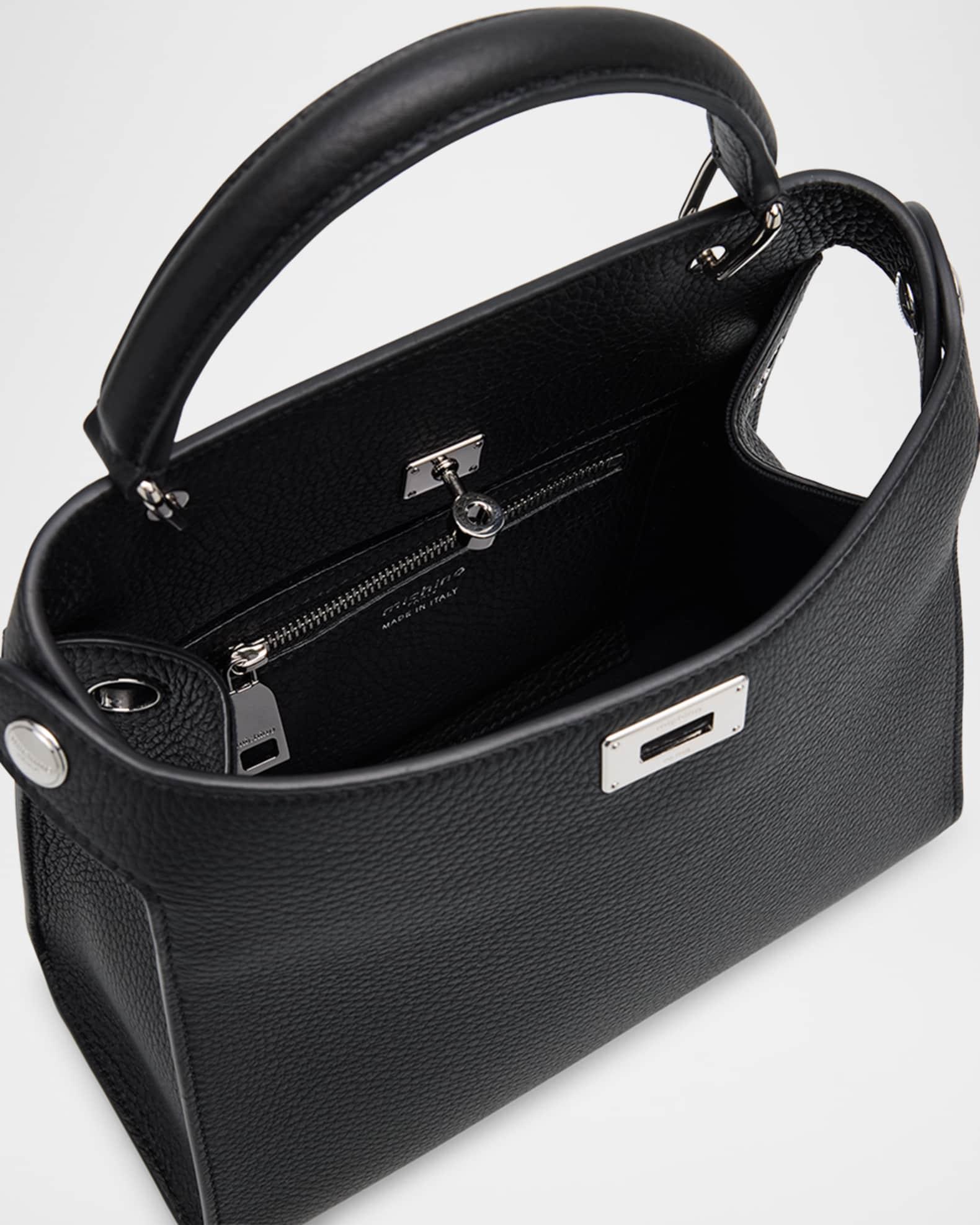 Lutece Mini Grained Leather Top-Handle Bag Product Image
