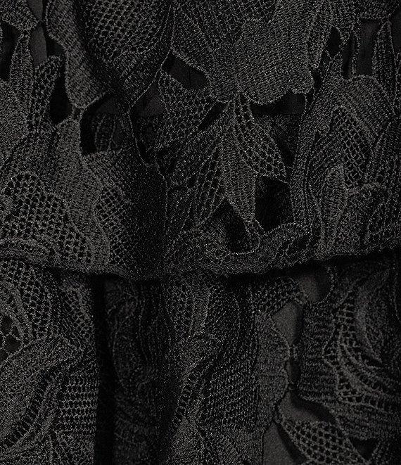 Layered With Love Flora Lace One Shoulder Neck Sleeveless A-Line Mini Dress Product Image