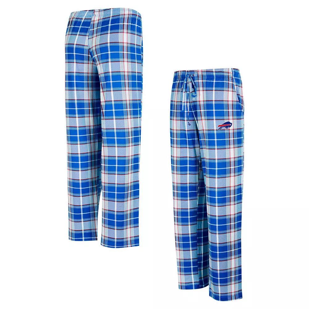 Womens Concepts Sport Royal Buffalo Bills Ashford Plaid Knit Pants Product Image