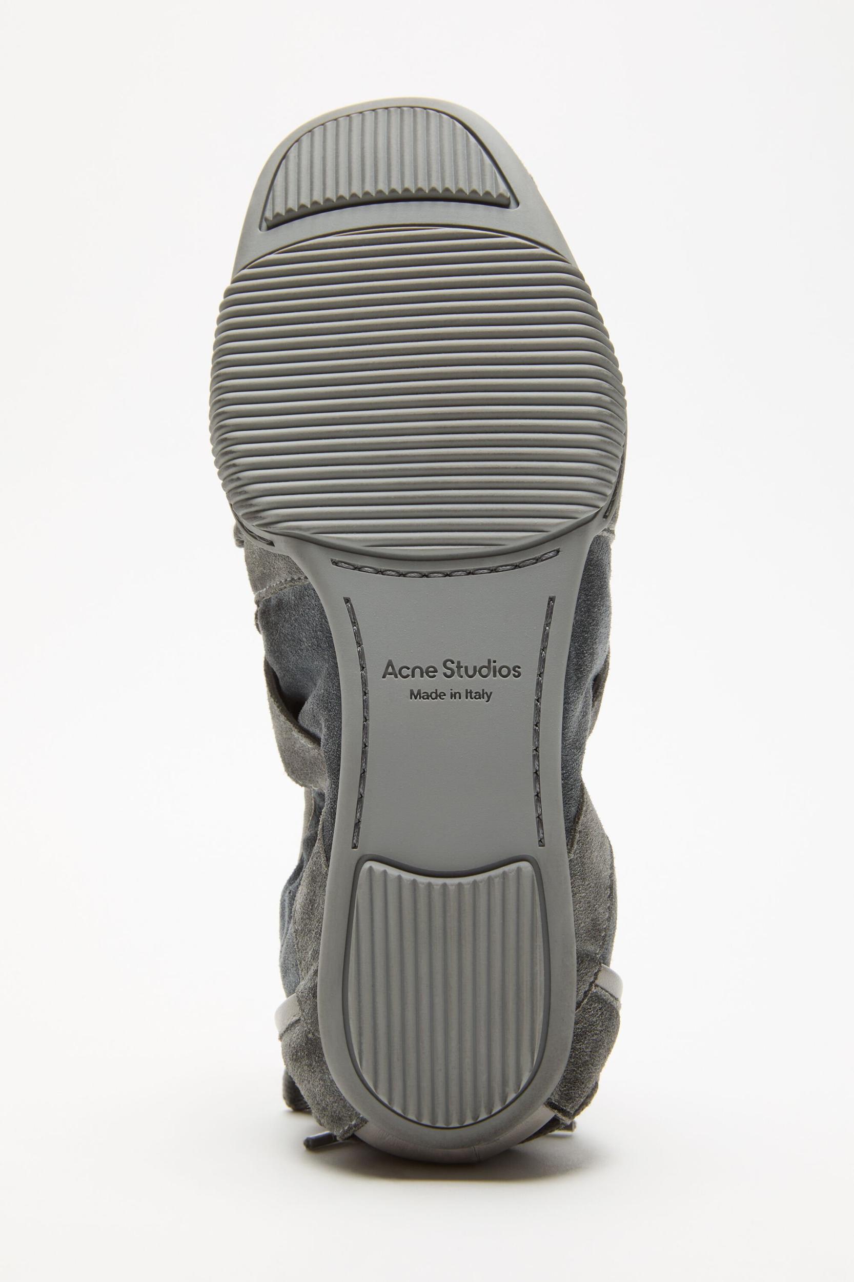 Lace-up suede shoes Product Image