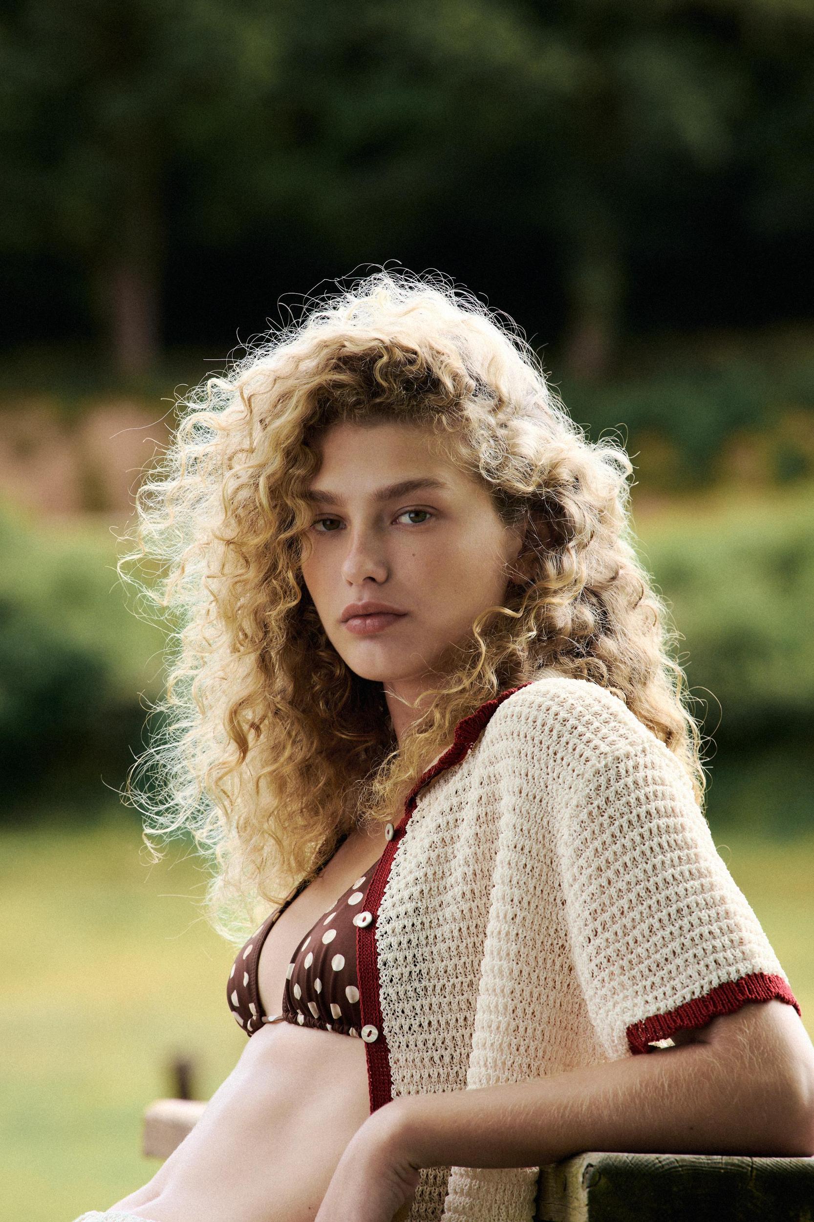 KNITTED POLO JACKET Product Image