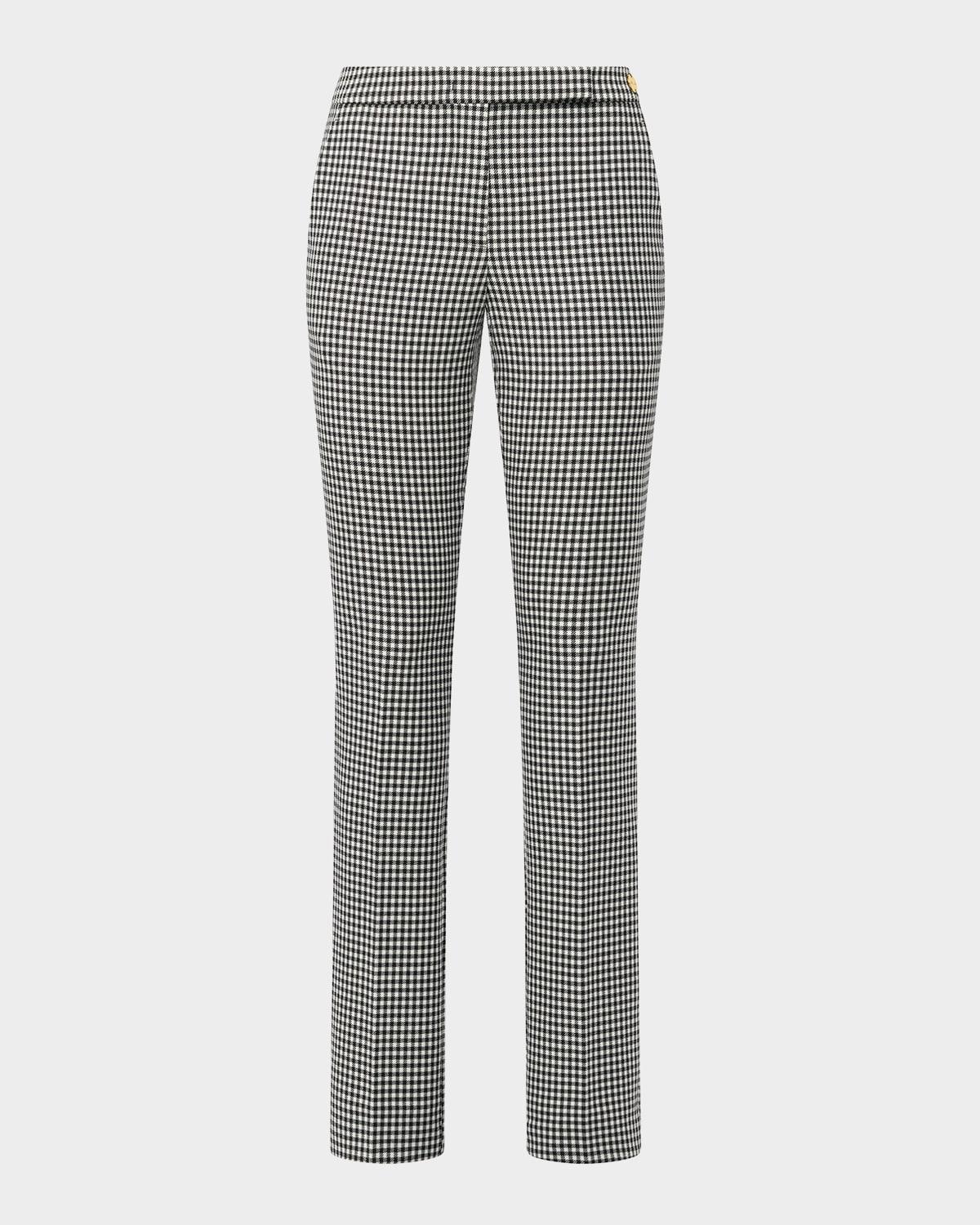 Thandie Check-Print Virgin Wool Vest Product Image