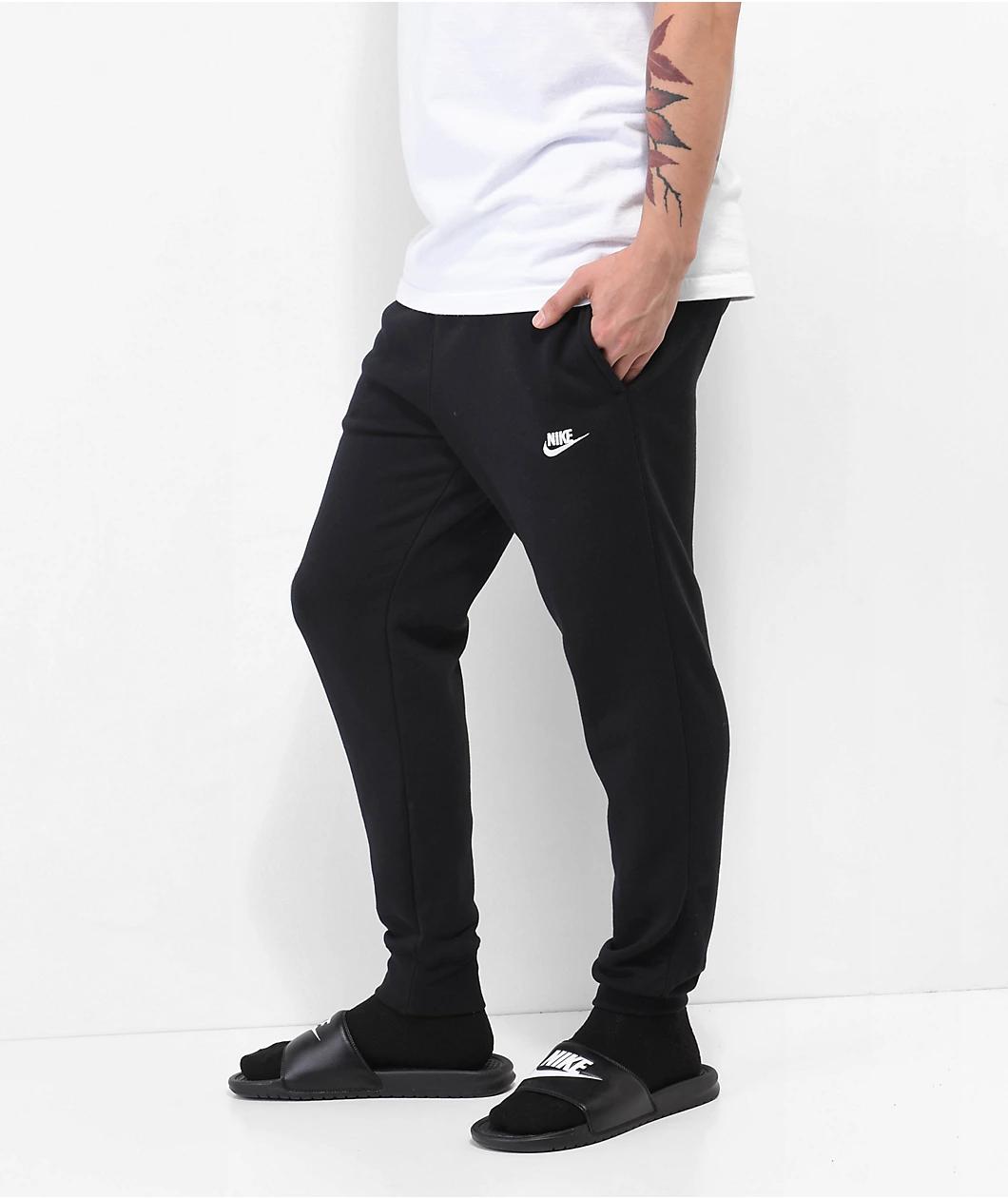 Nike Sportswear Club Black Jogger Sweatpants Product Image