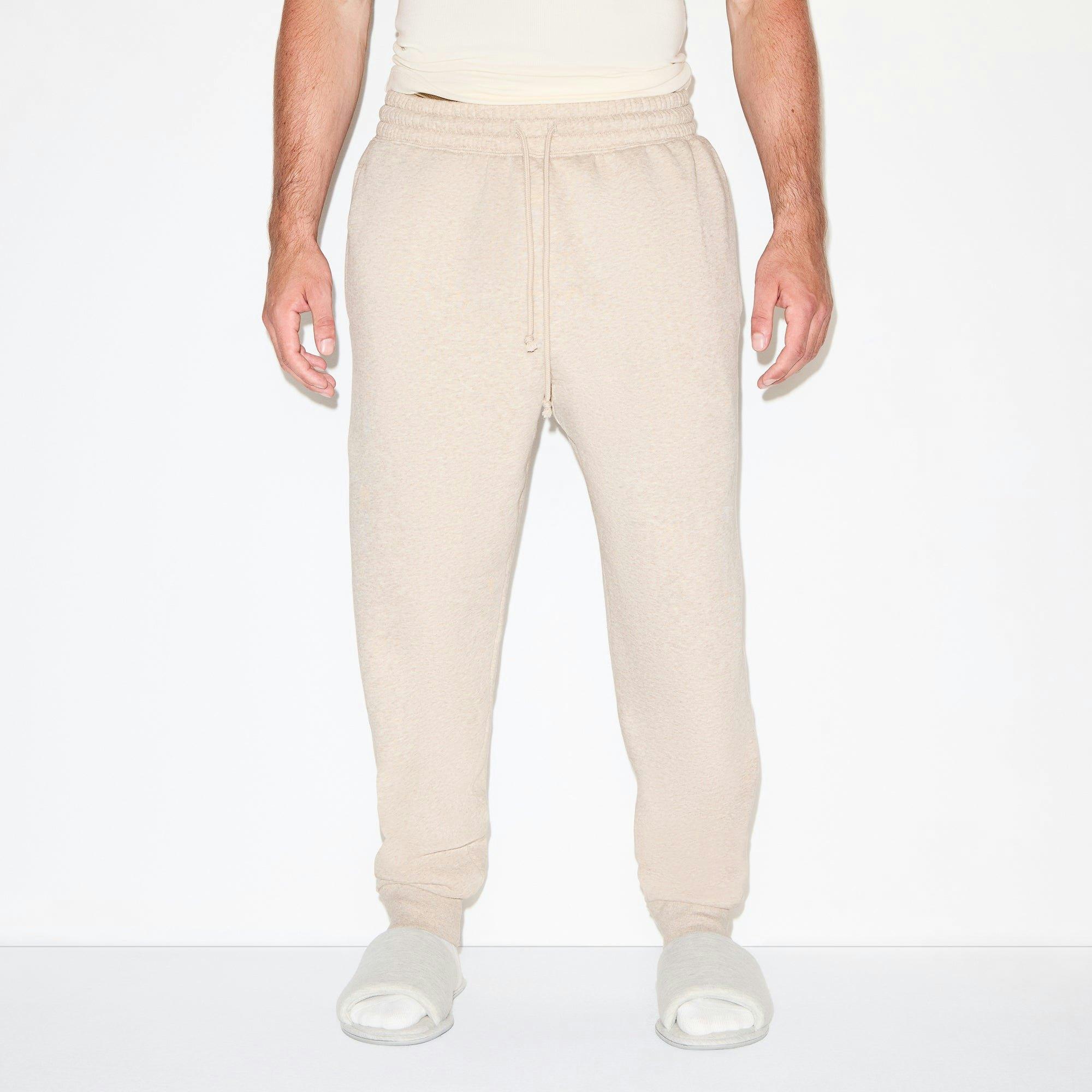 FLEECE LOUNGE MENS TAPERED JOGGER | DESERT HEATHER Product Image
