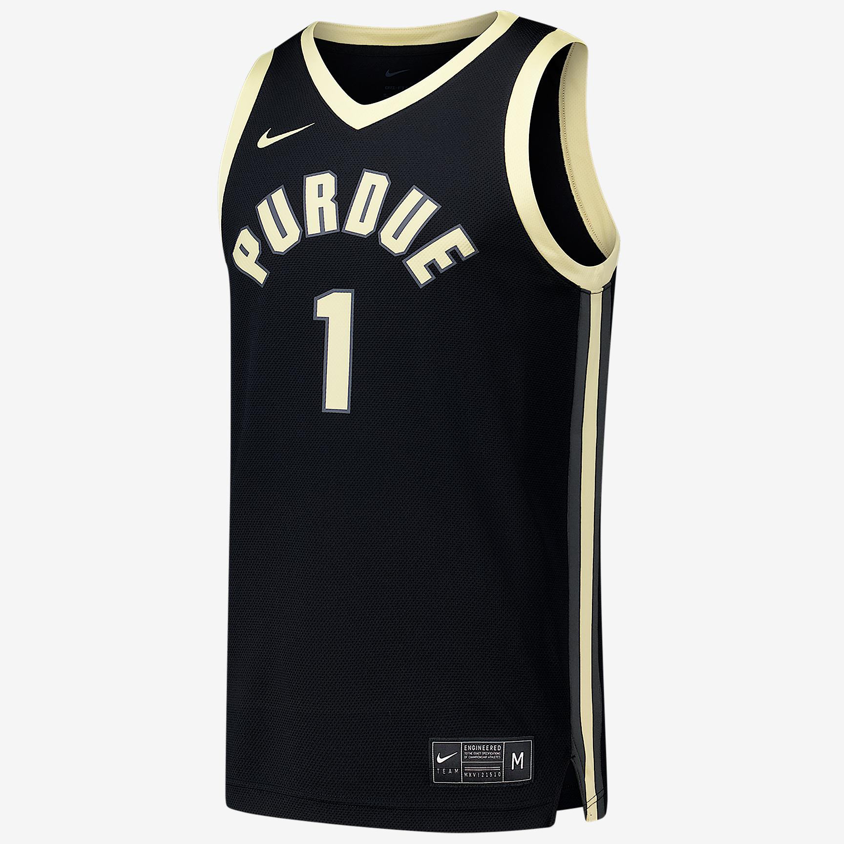 Purdue Nike Mens Dri-FIT College Basketball Replica Jersey | P32818PUBK-PUR Product Image
