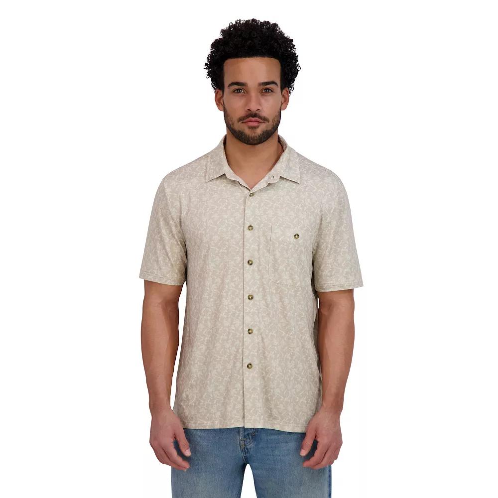 Men's ZeroXposur Lightweight One Pocket Button-Up Shirt, Size: Medium, Gray Product Image