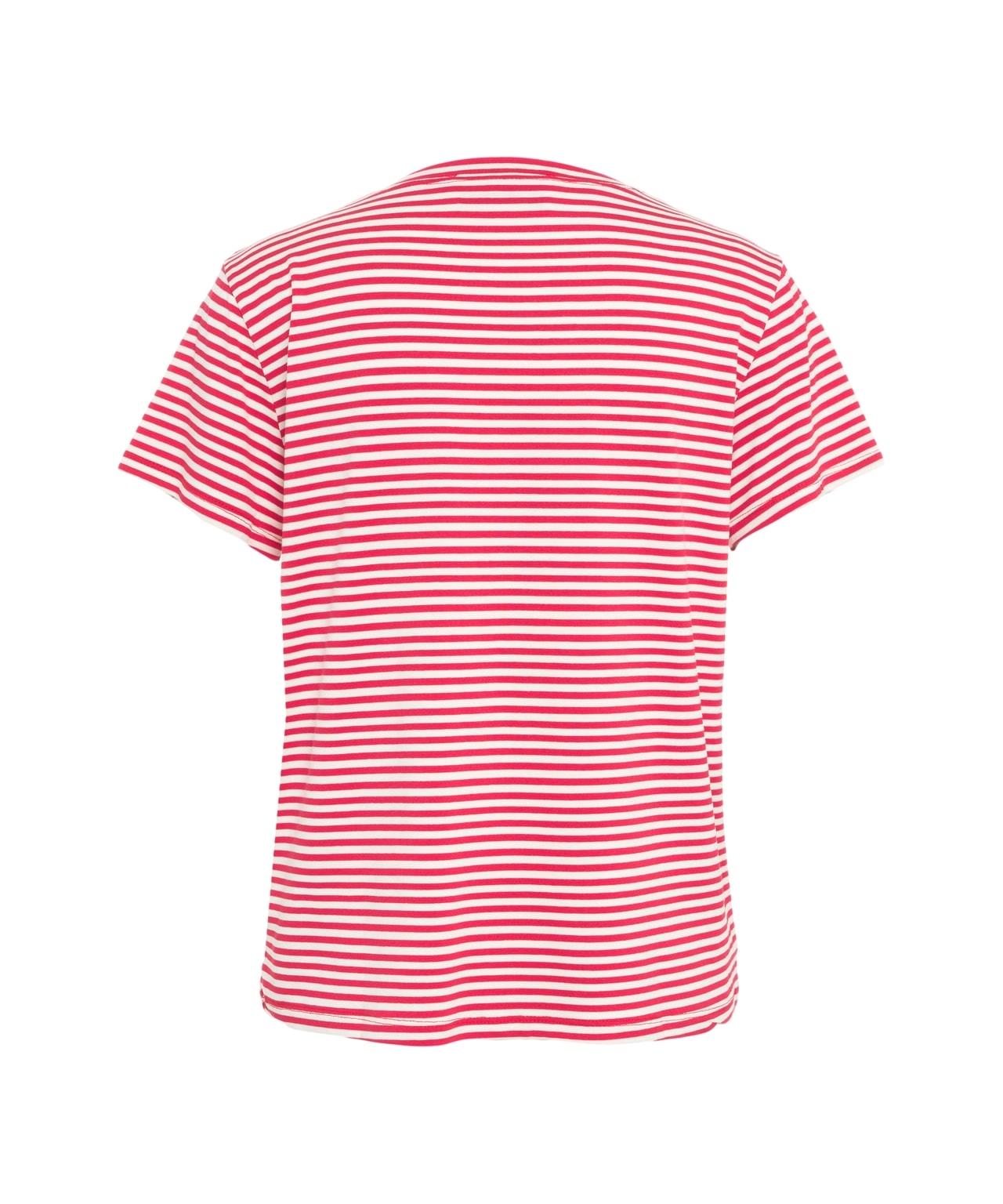 Striped viscose t-shirt Product Image
