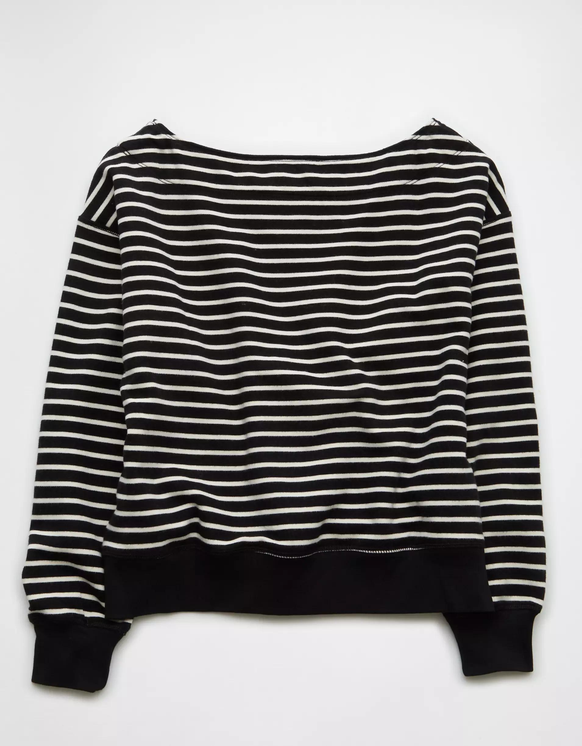 AE Off The Shoulder Sweatshirt Product Image