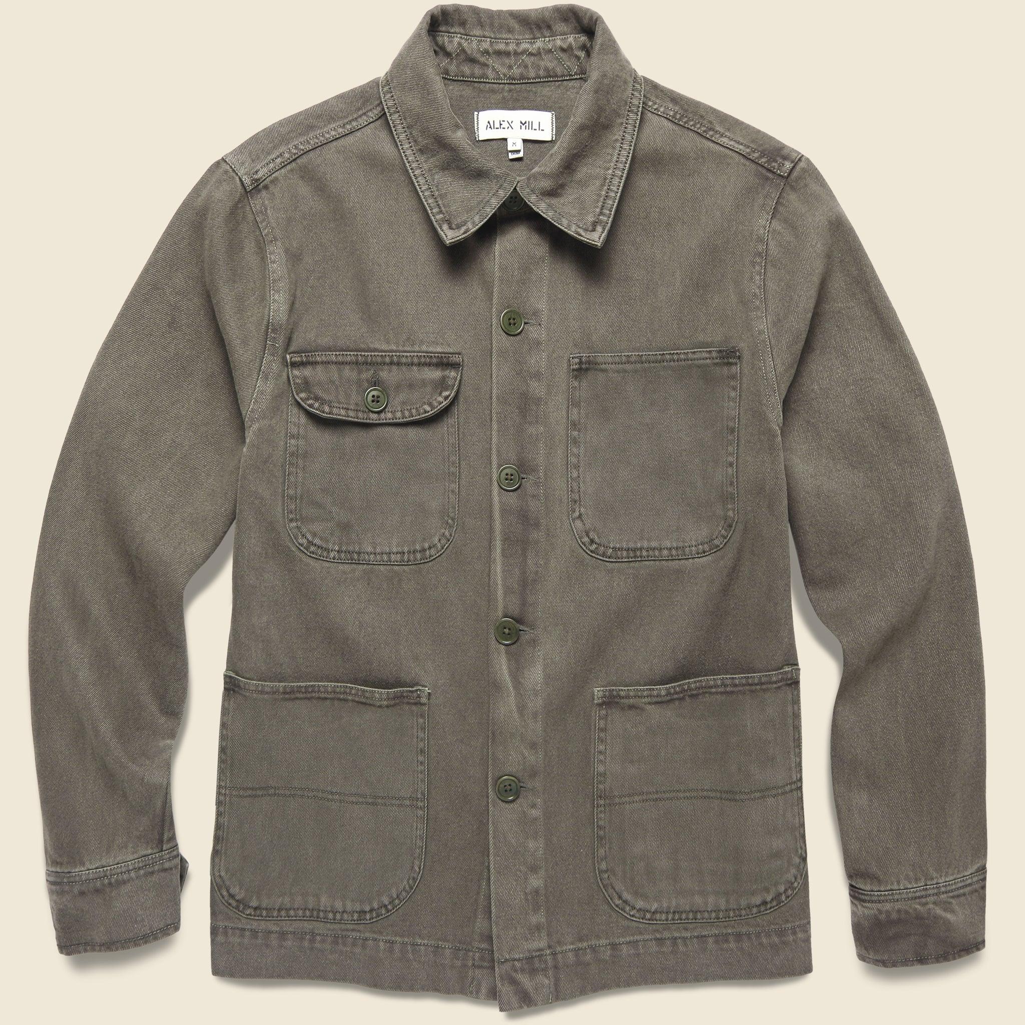 Denim Work Jacket - Thyme Product Image