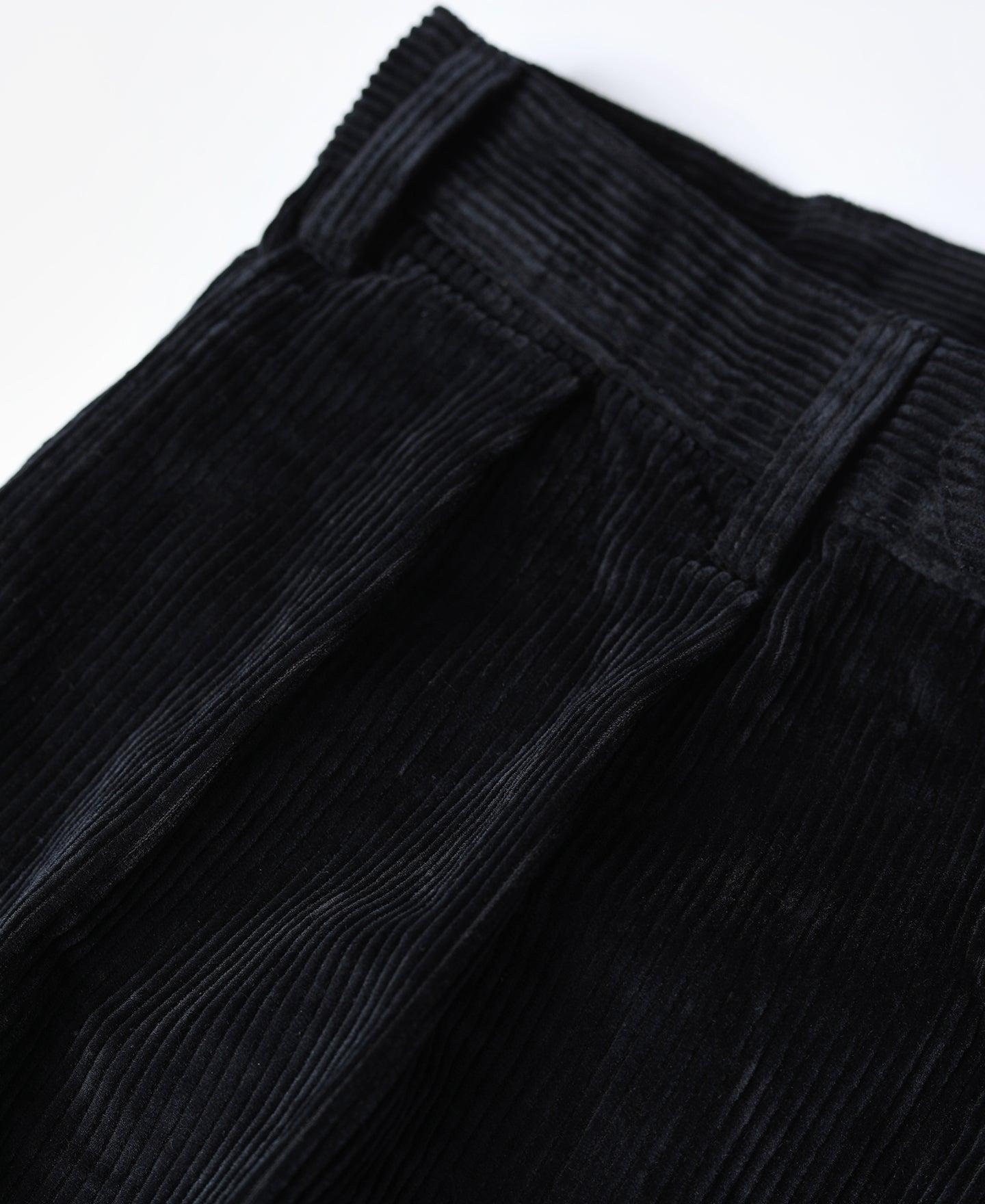 12.5 oz 8 Wale Corduroy Trousers - Black Product Image