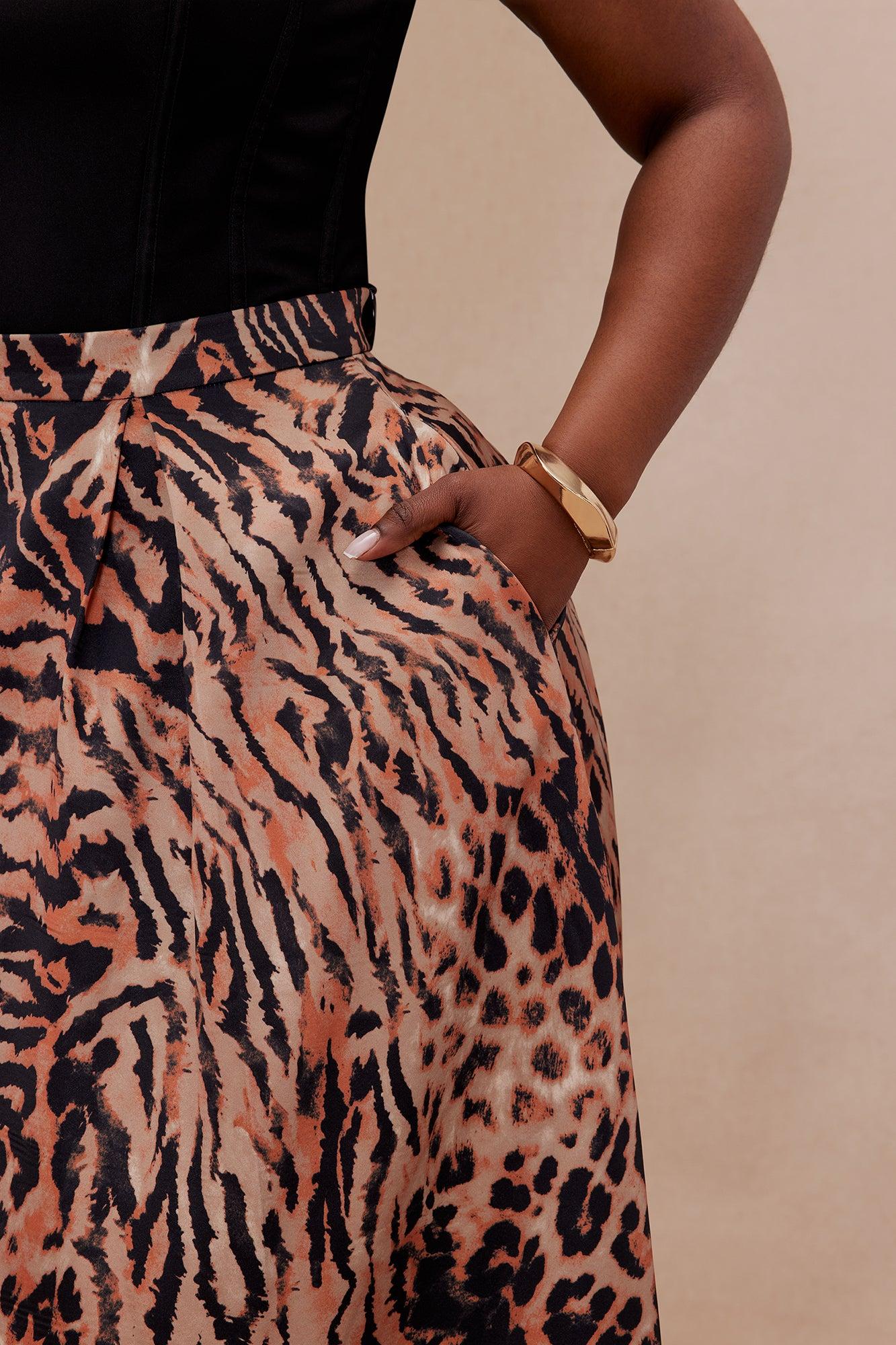 Scarlett Leopard Skirt - Leopard Product Image