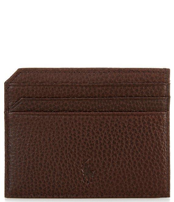 Polo Ralph Lauren Pebbled Leather Card Case Product Image