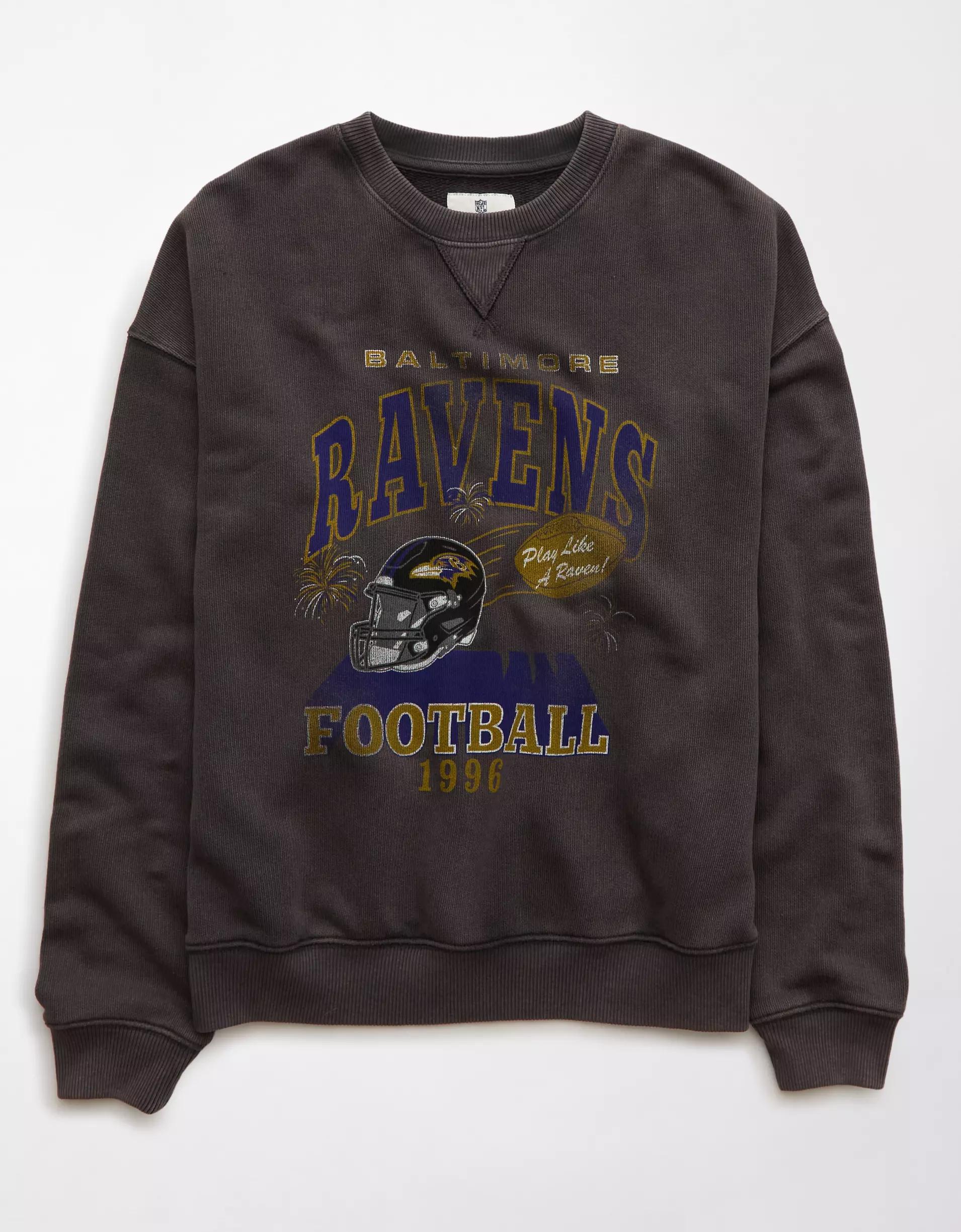 AE NFL Baltimore Ravens Crew Neck Sweatshirt Product Image