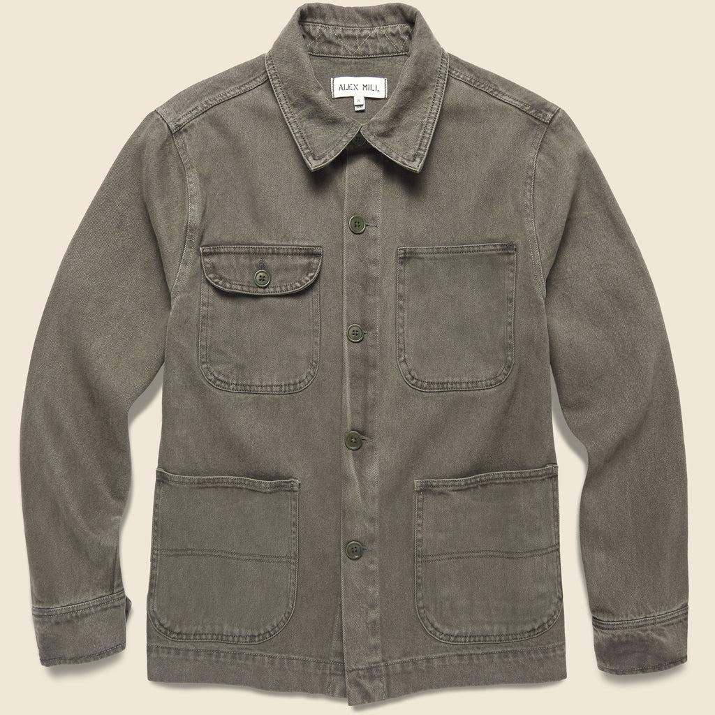 Denim Work Jacket - Thyme Product Image