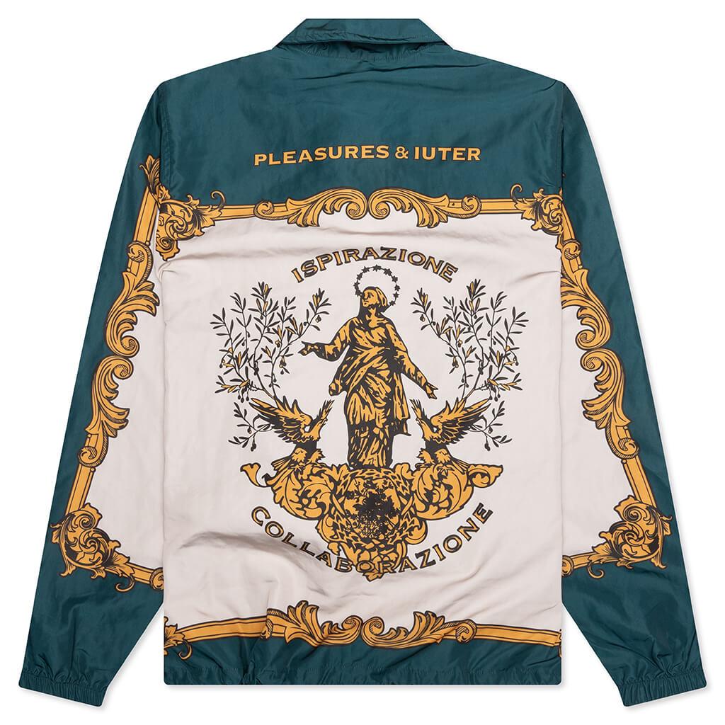 Lorenzo Coach Jacket - Dark Green Male Product Image