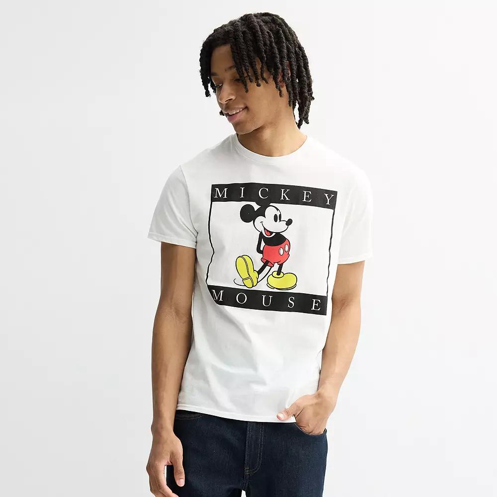 Disney's Mickey Mouse Men's Black Frame Graphic Tee,  Product Image