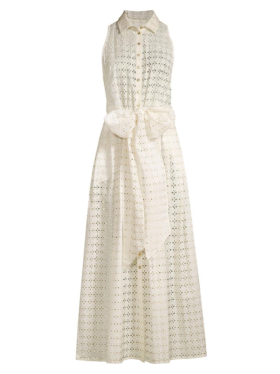 Wanna Be Her Eyelet Sleeveless Dress main image 1
