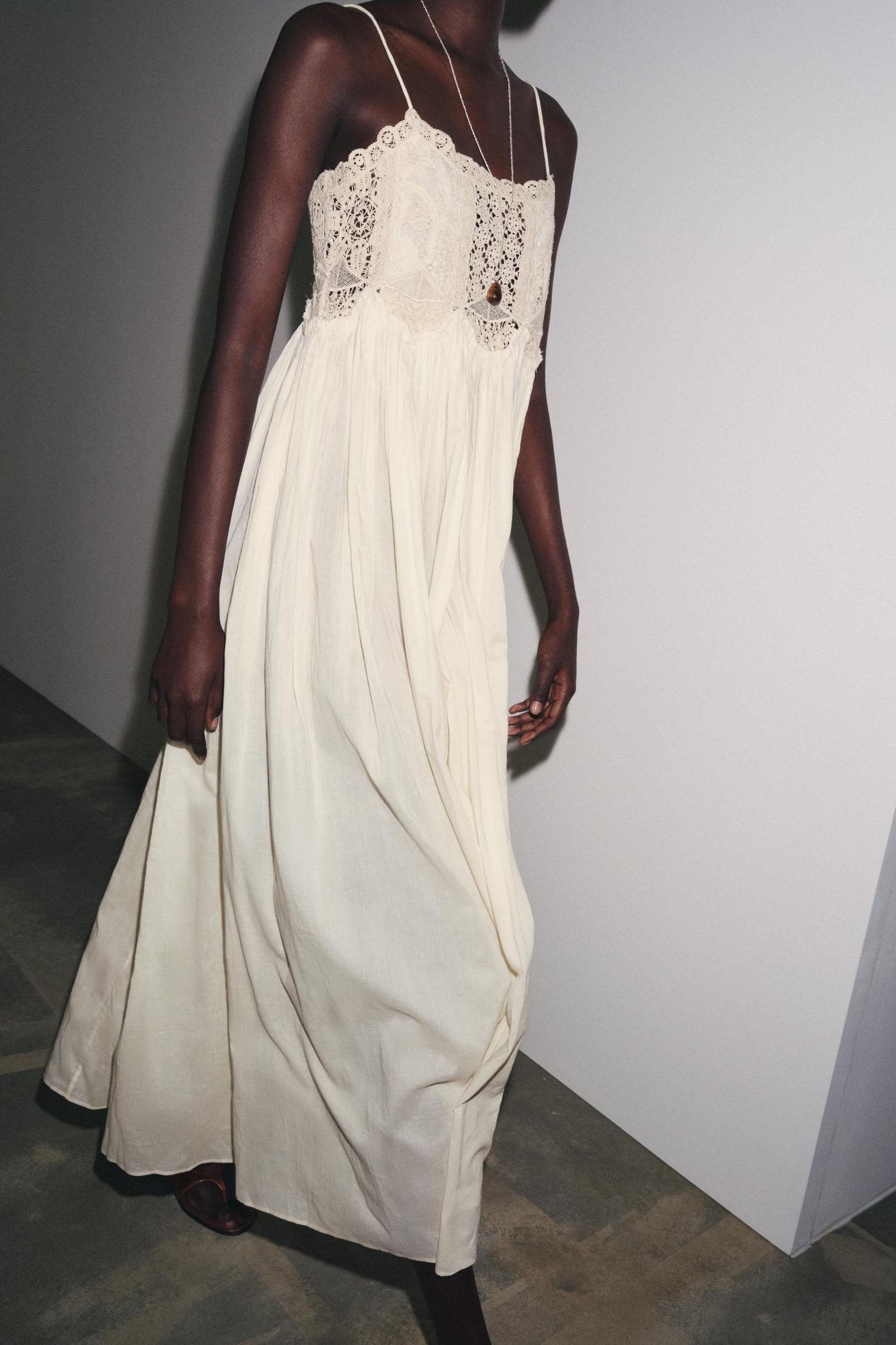 ZW COLLECTION CROCHET STRAP DRESS Product Image