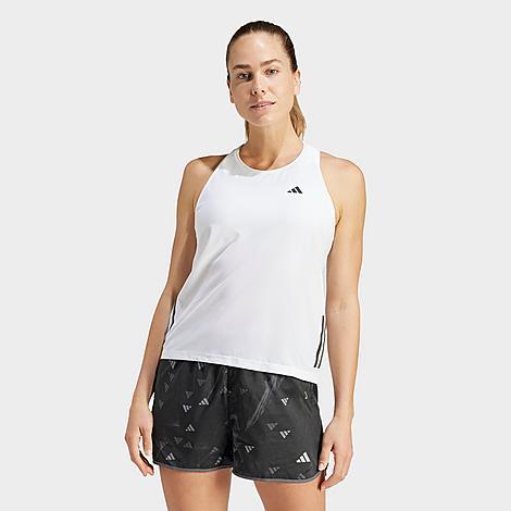 adidas Own The Run Tank Top White XS Womens Product Image