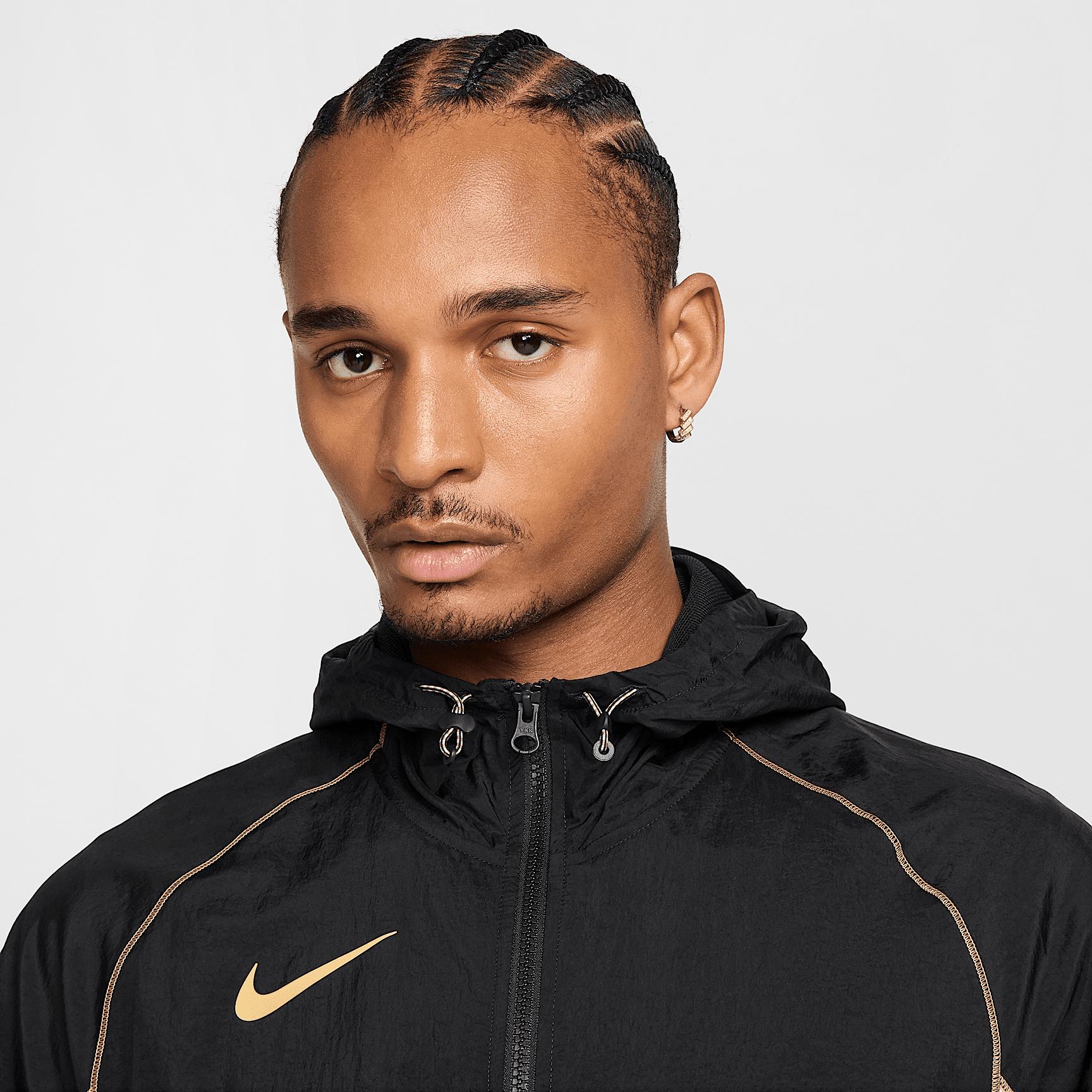 Nike Strike+ Men's Water-Repellent Hooded Soccer Jacket Product Image