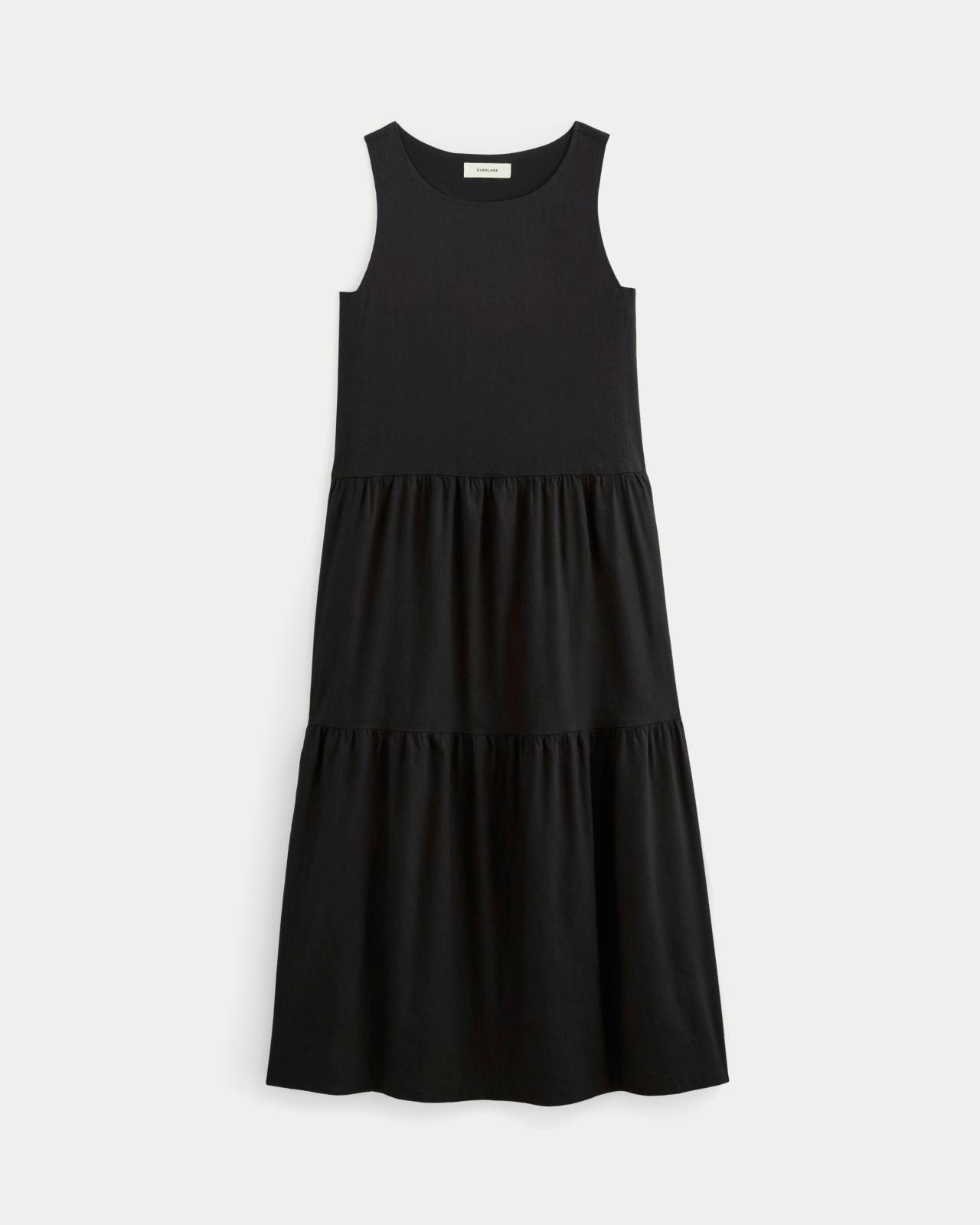 Womens Tiered Dress in Stretch Linen by Everlane Product Image