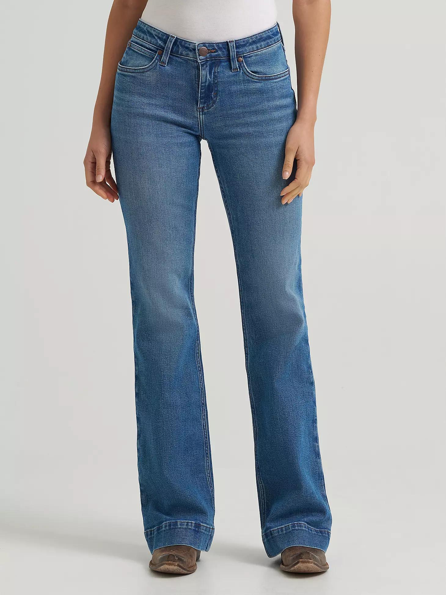 Women's Wrangler Retro® Mae Trouser Jean | Women's JEANS | Wrangler® Product Image
