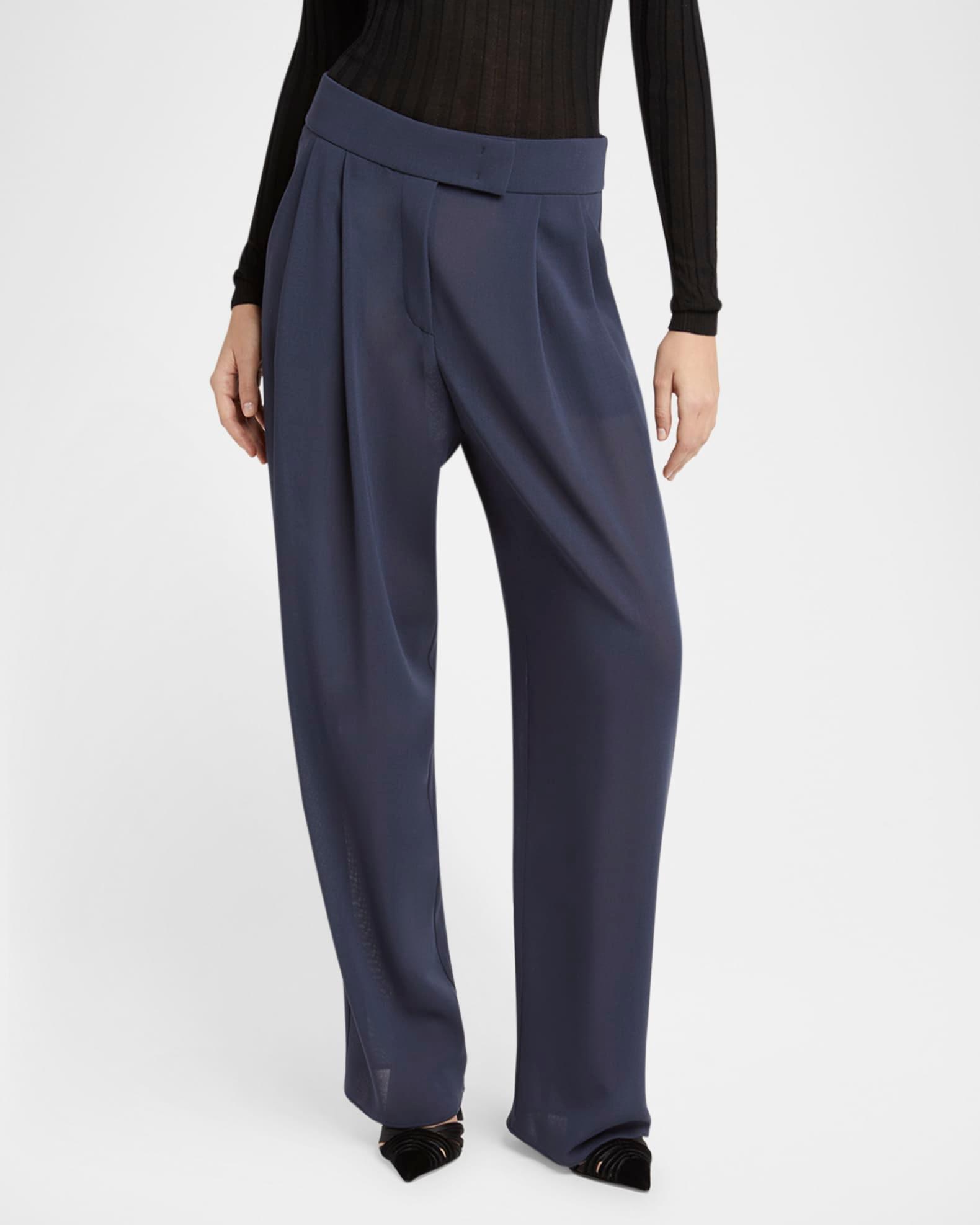 Straight-Leg Virgin Wool Trousers Product Image